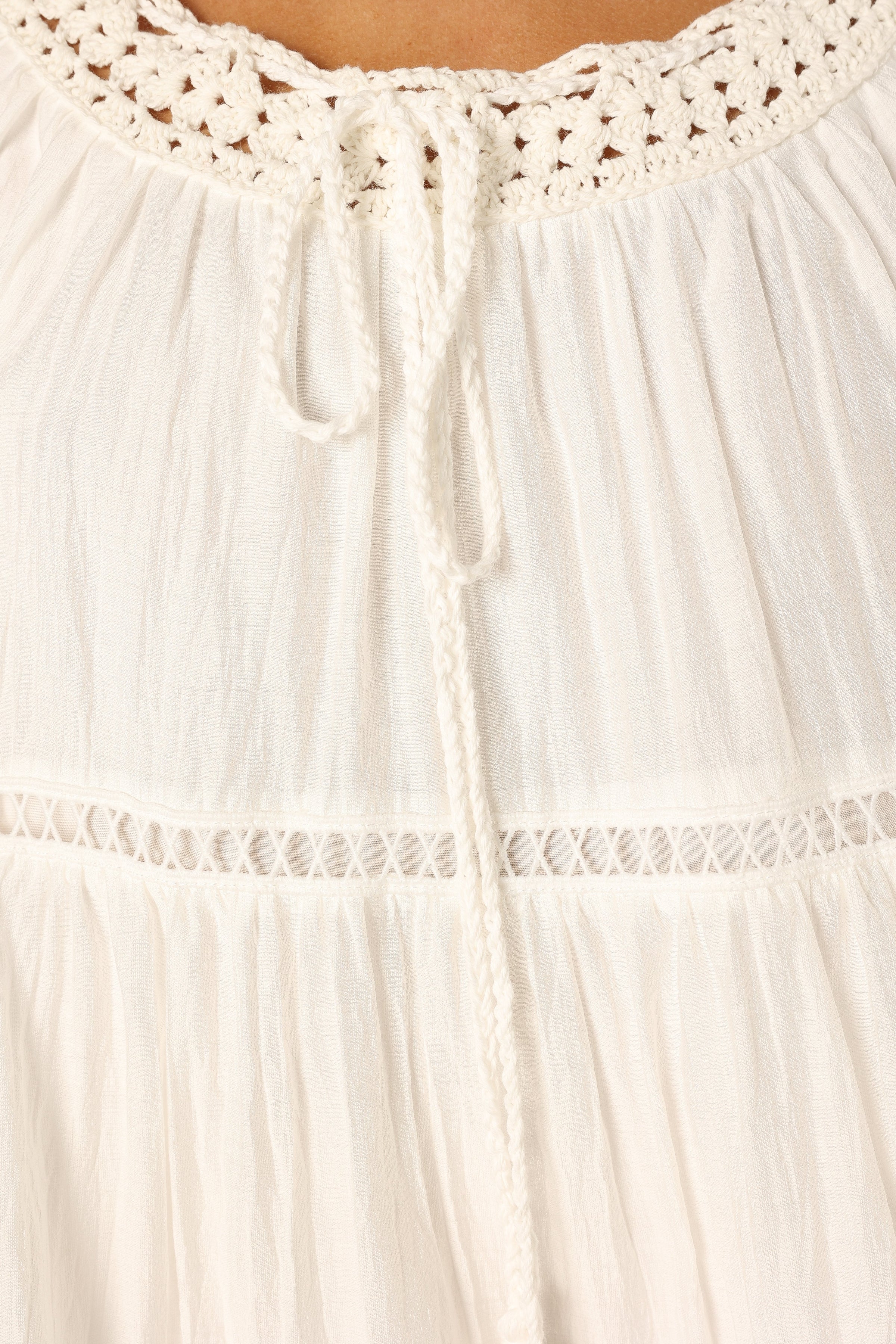 Petal and Pup USA DRESSES Ulla Mini Dress - White