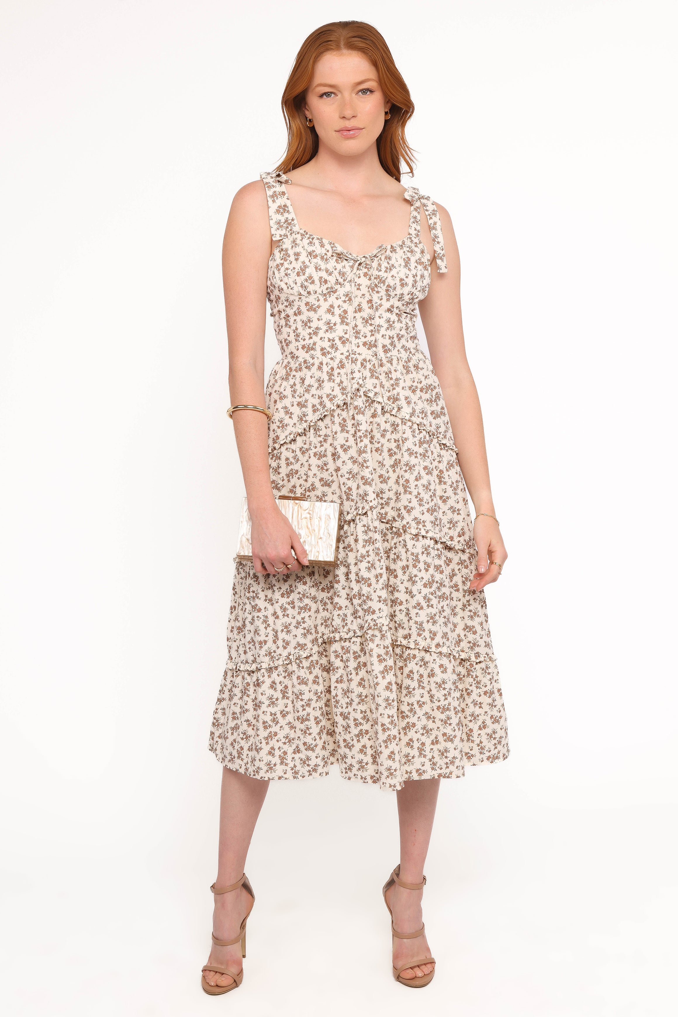 Petal and Pup USA DRESSES Umika Midi Dress - Floral