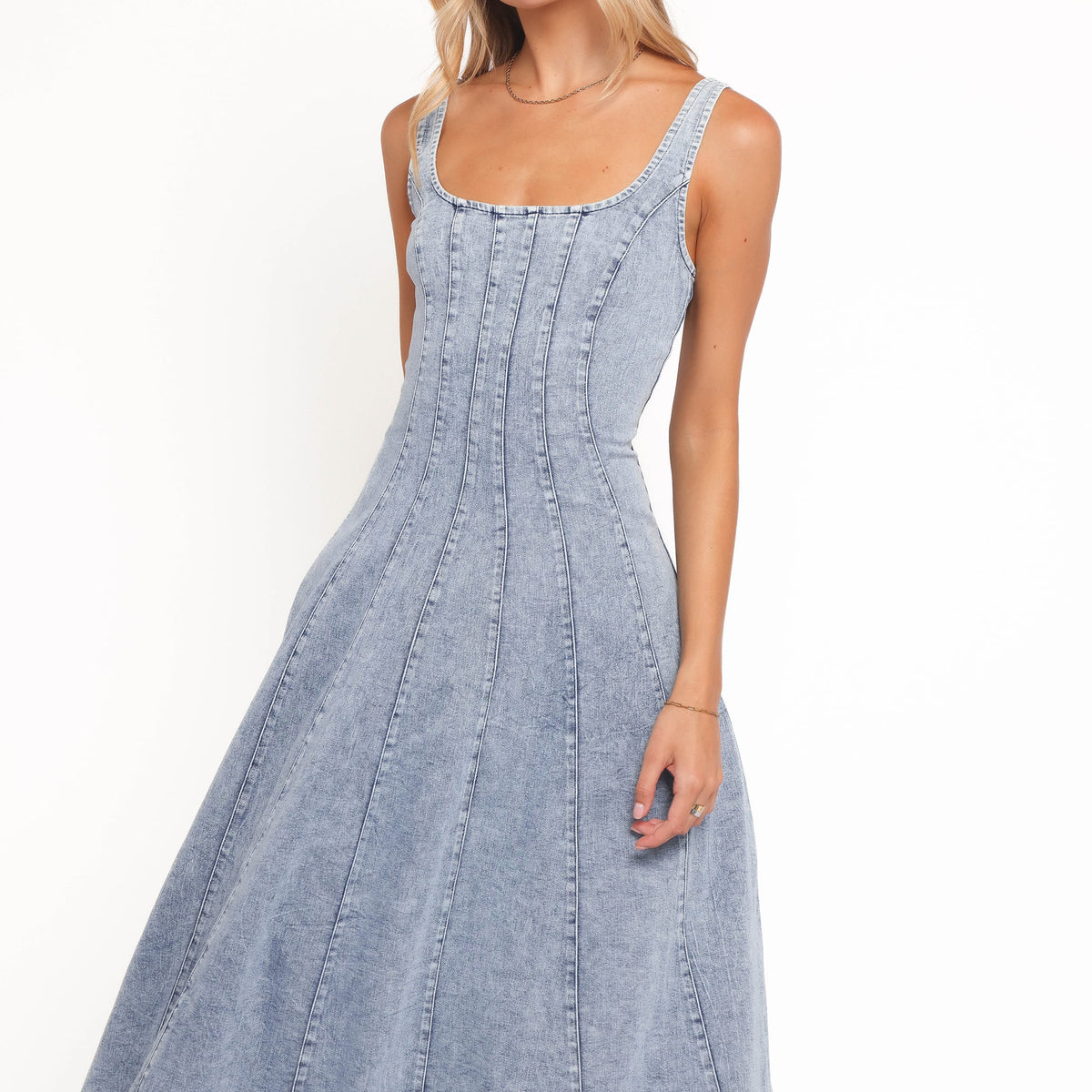 petal and pup una midi dress Una Midi Dress - Beige