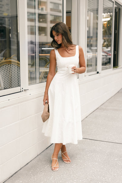 white midi dress formal Una - 1 - 2” / 2.5 - 5 cm Low Heel Size:3XL - 20 Imported. Jasmine Maxi Dress -