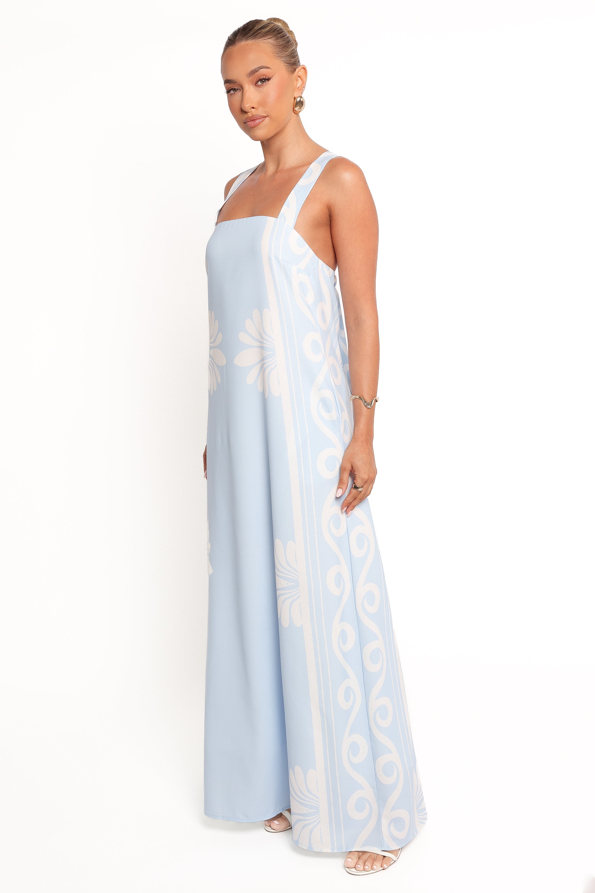 Petal and Pup USA DRESSES Valeria Maxi Dress - Blue