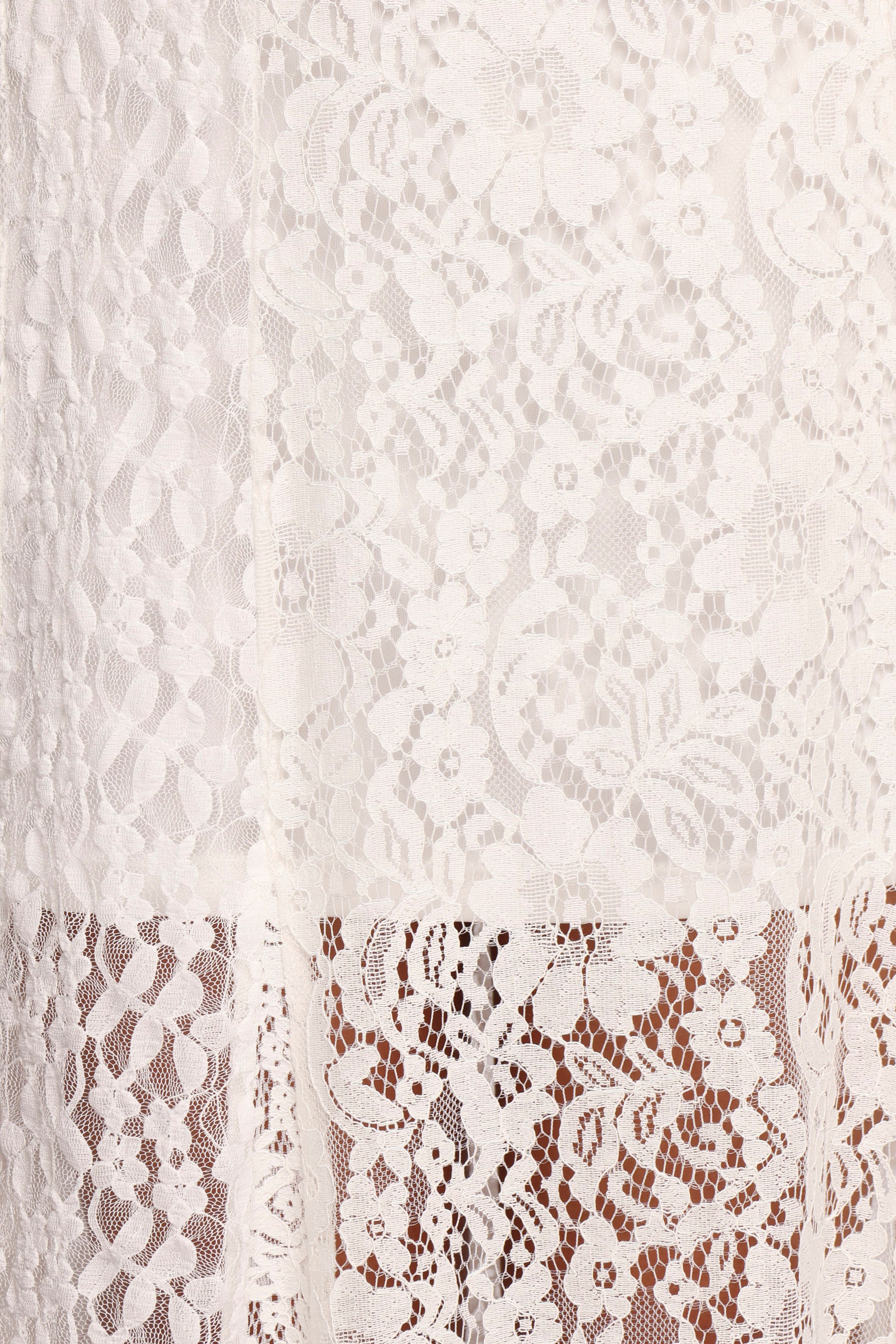 Petal and Pup USA DRESSES Varia Lace Maxi Dress - White (Hold for Rack)