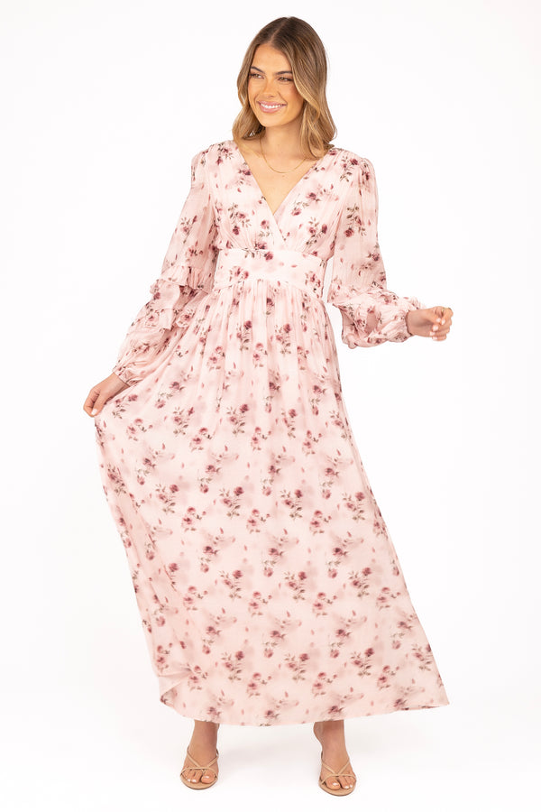 Petal and Pup USA DRESSES Vayla Maxi Dress - Pink Rose