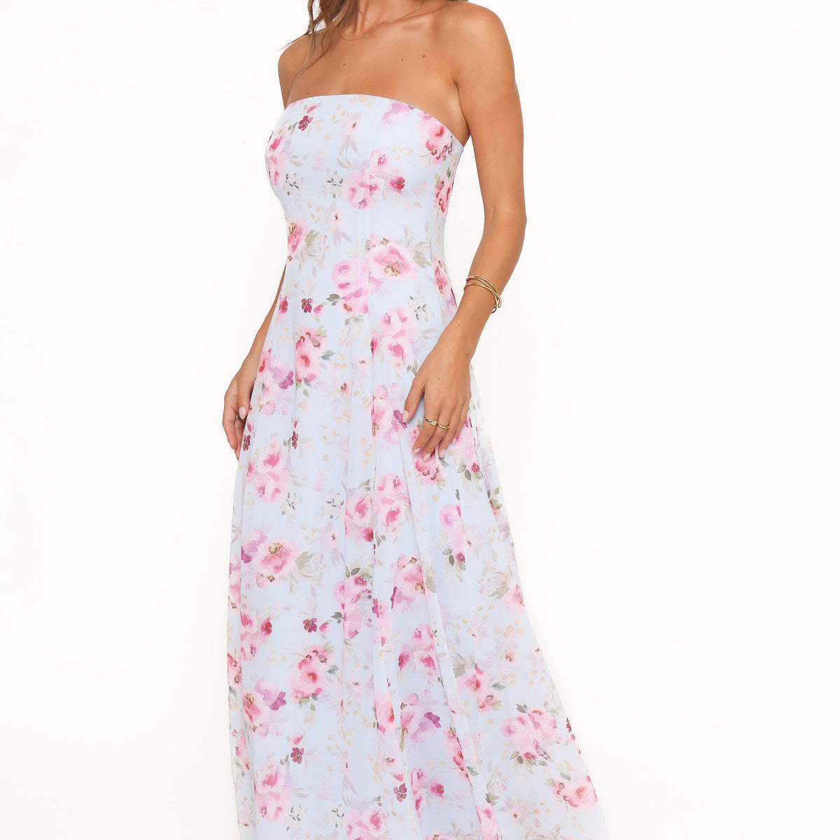 Vegas Strapless Maxi Dress