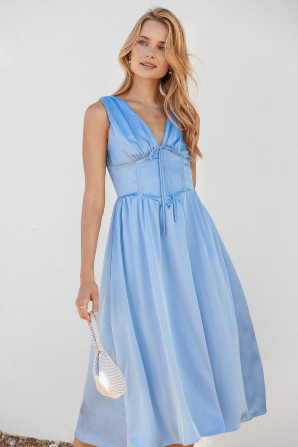 Maude Maxi Dress - Blue