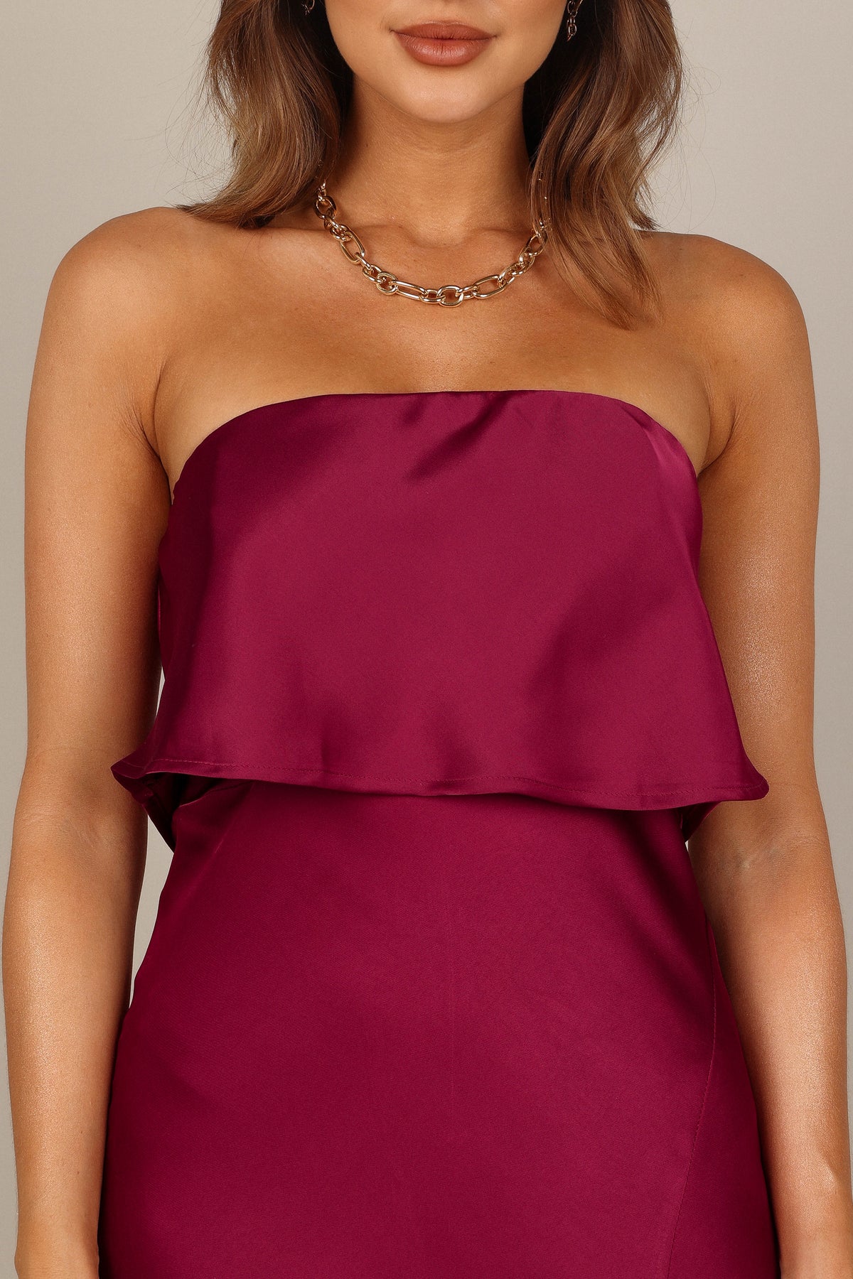 off shoulder dress pattern Printed Off-Shoulder Split Dress – Charming Charlie