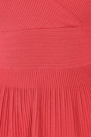 Skylee Long Sleeve Midi Dress - Rust - Petal & Pup USA