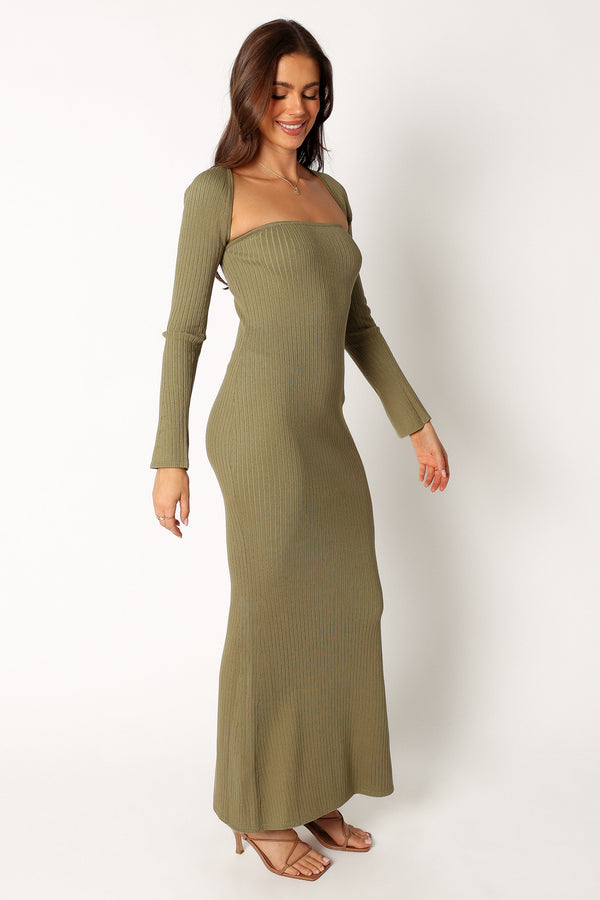 Petal and Pup USA DRESSES Vita Maxi Dress - Khaki