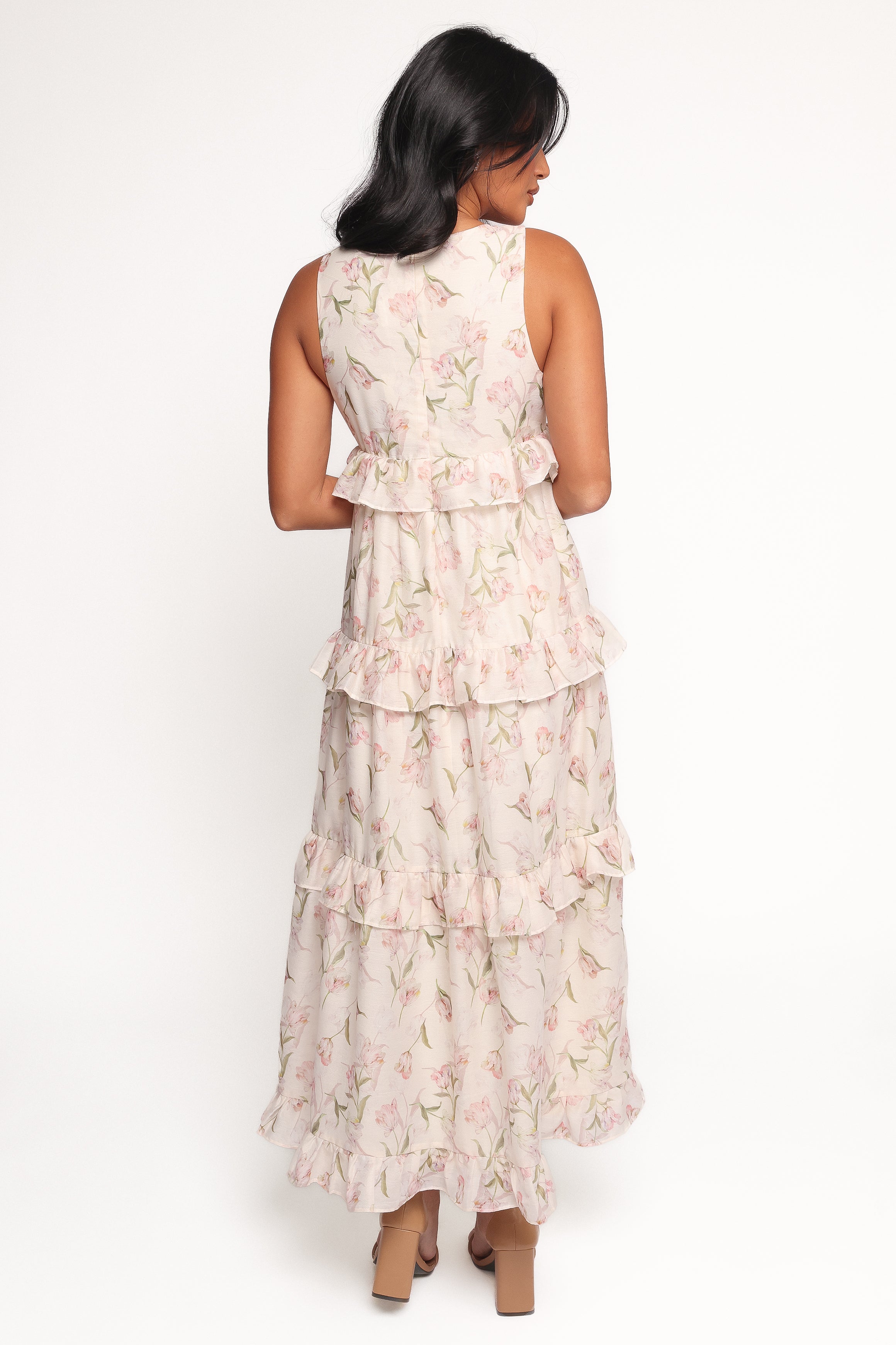 Petal and Pup USA DRESSES Willis Maxi Dress - Pink Floral (Hold for Amazon)