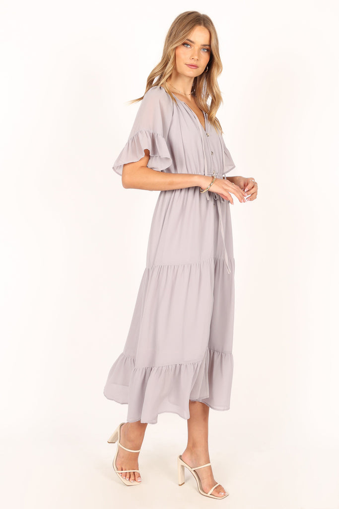 Willow Midi Dress - Cloud - Petal & Pup USA