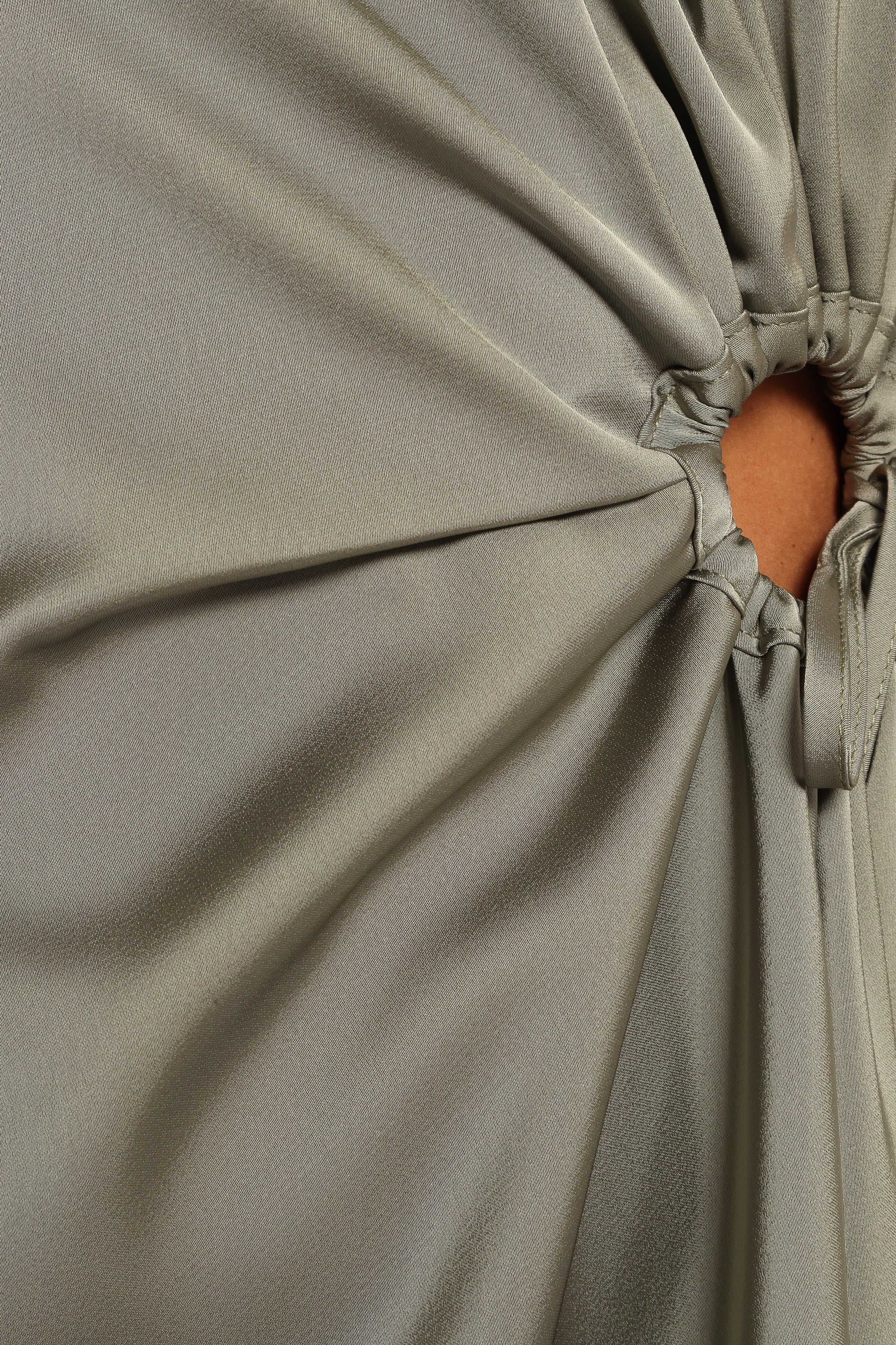 Petal and Pup USA DRESSES Windsor Long Sleeve Maxi Dress - Olive