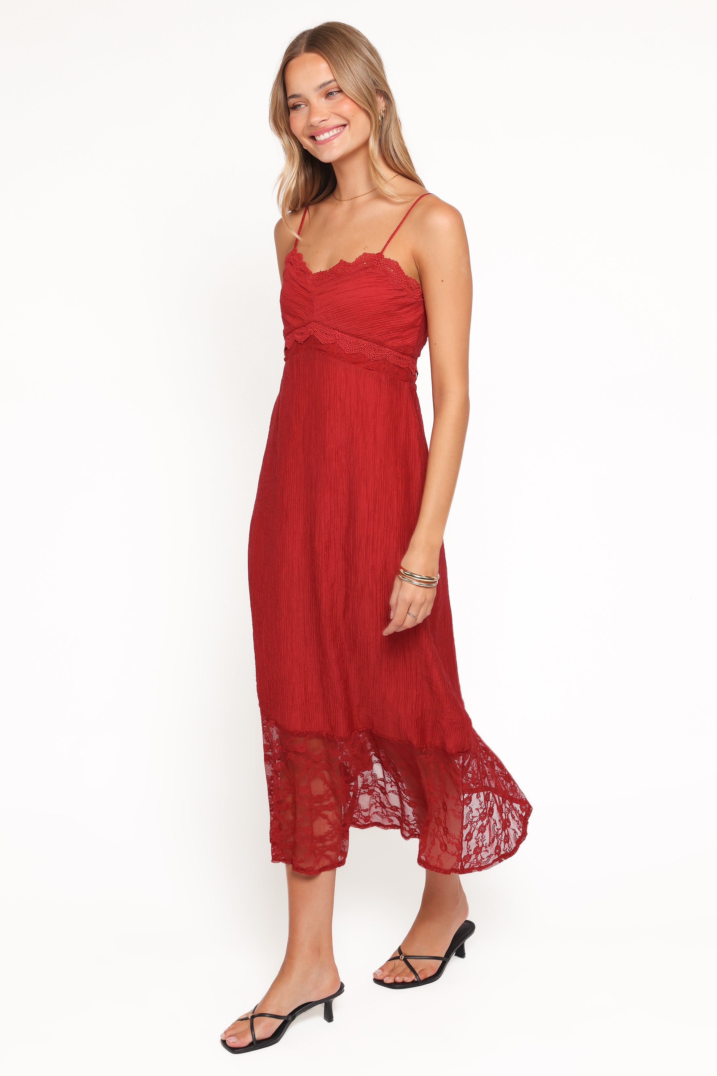 Petal and Pup USA DRESSES Winnie Maxi Dress - Red