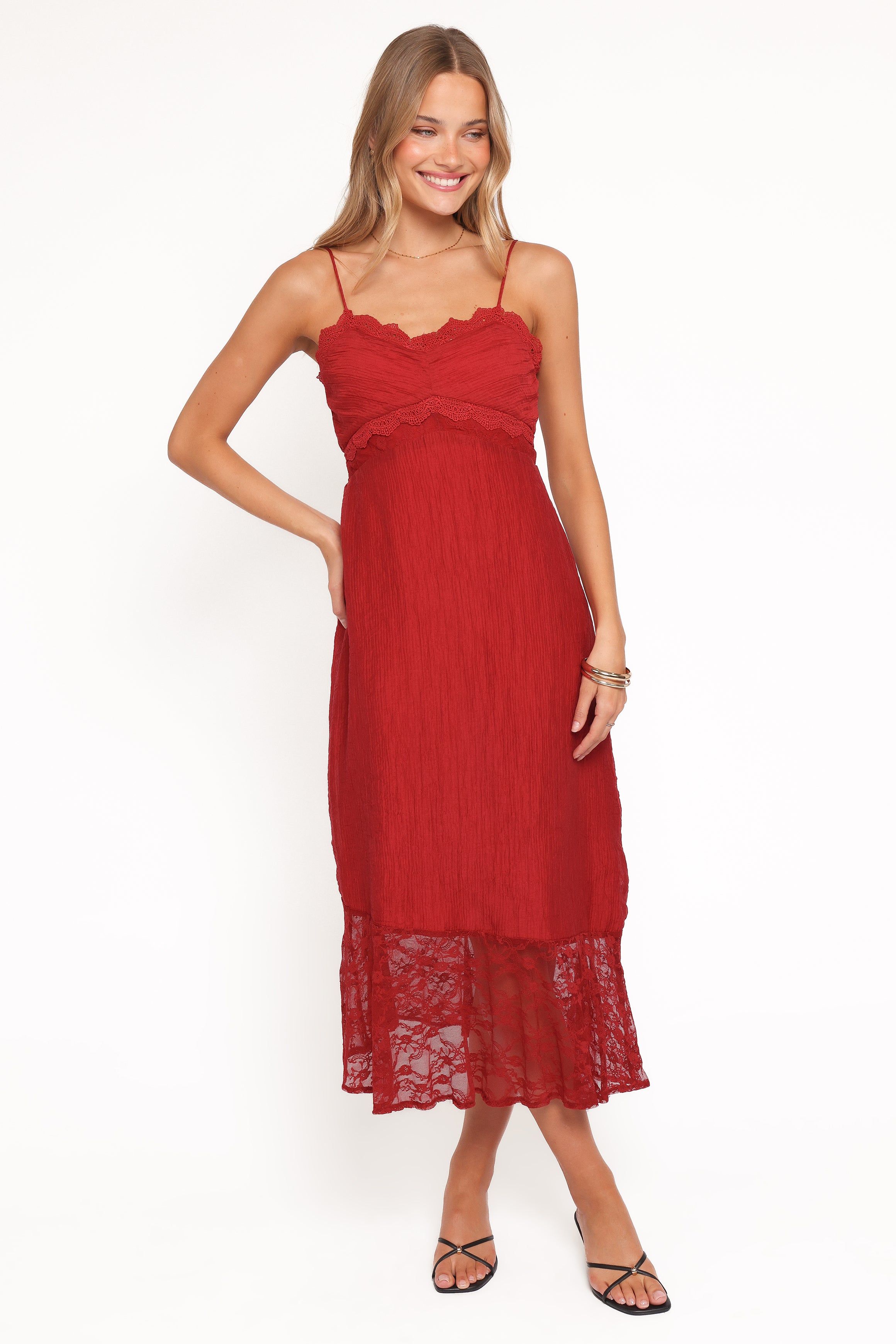 Petal and Pup USA DRESSES Winnie Maxi Dress - Red