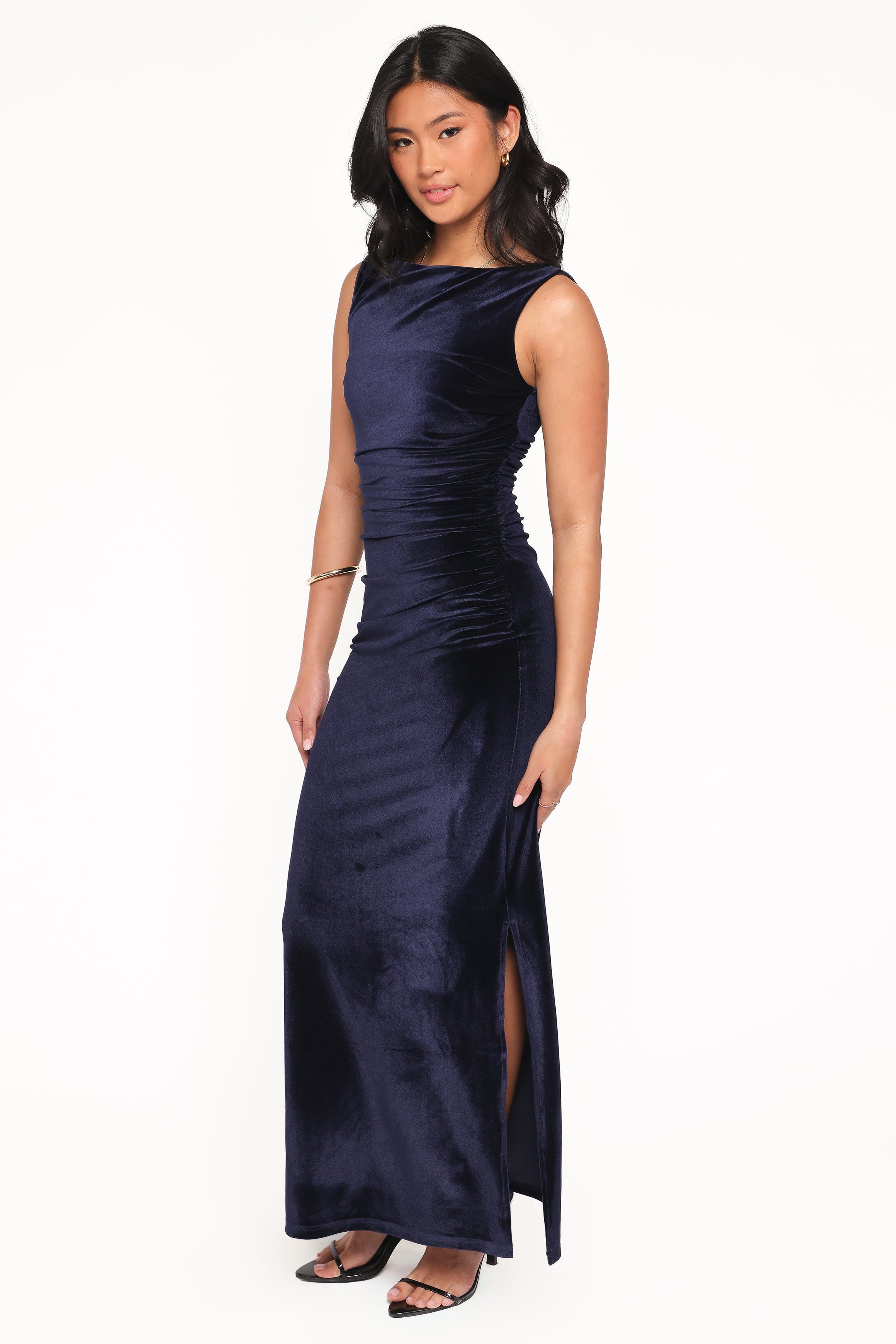 Petal and Pup USA DRESSES Winton Maxi Dress - Midnight Velvet