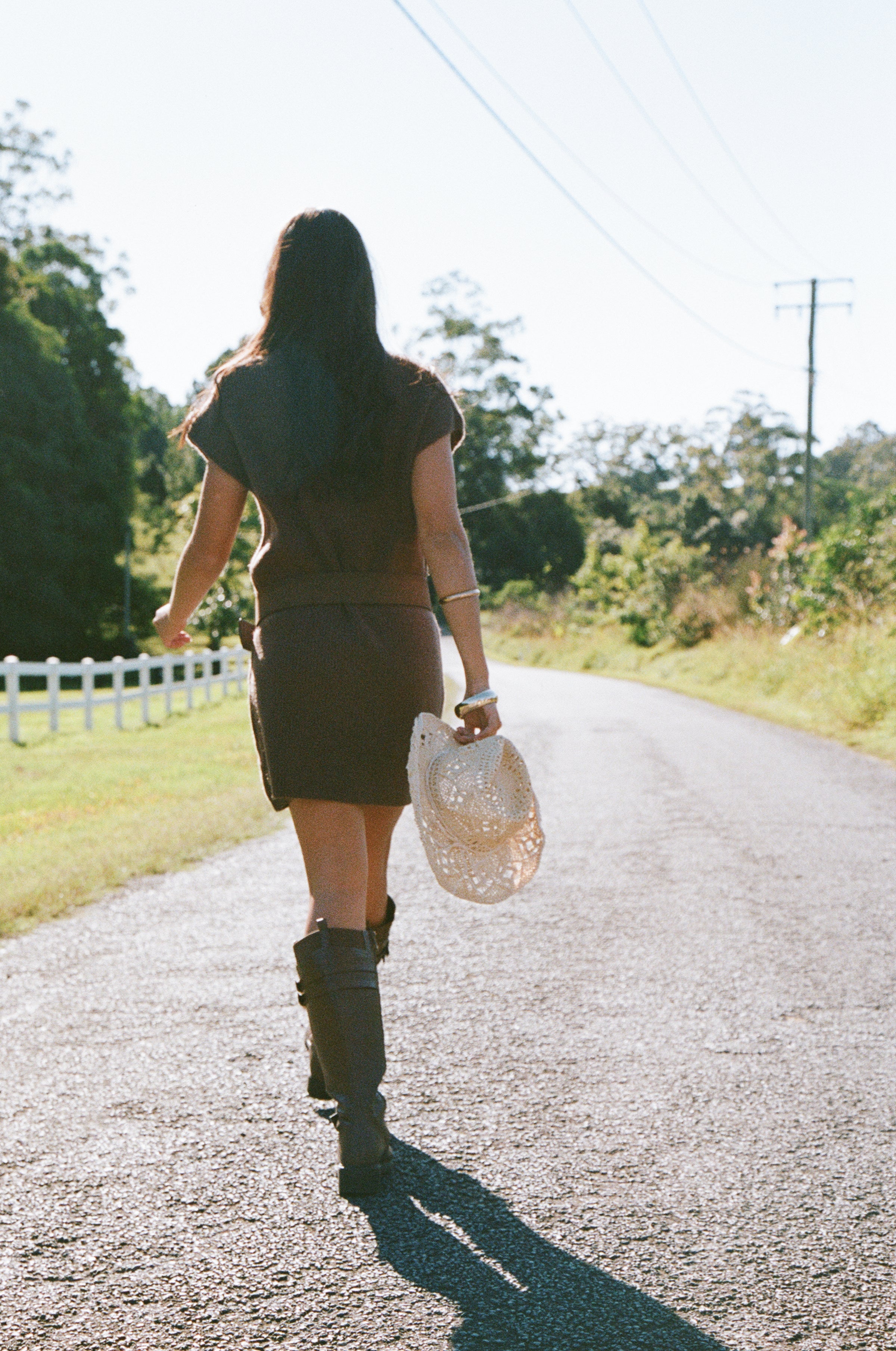 Petal and Pup USA DRESSES Wright Knit Mini Dress - Chocolate Brown