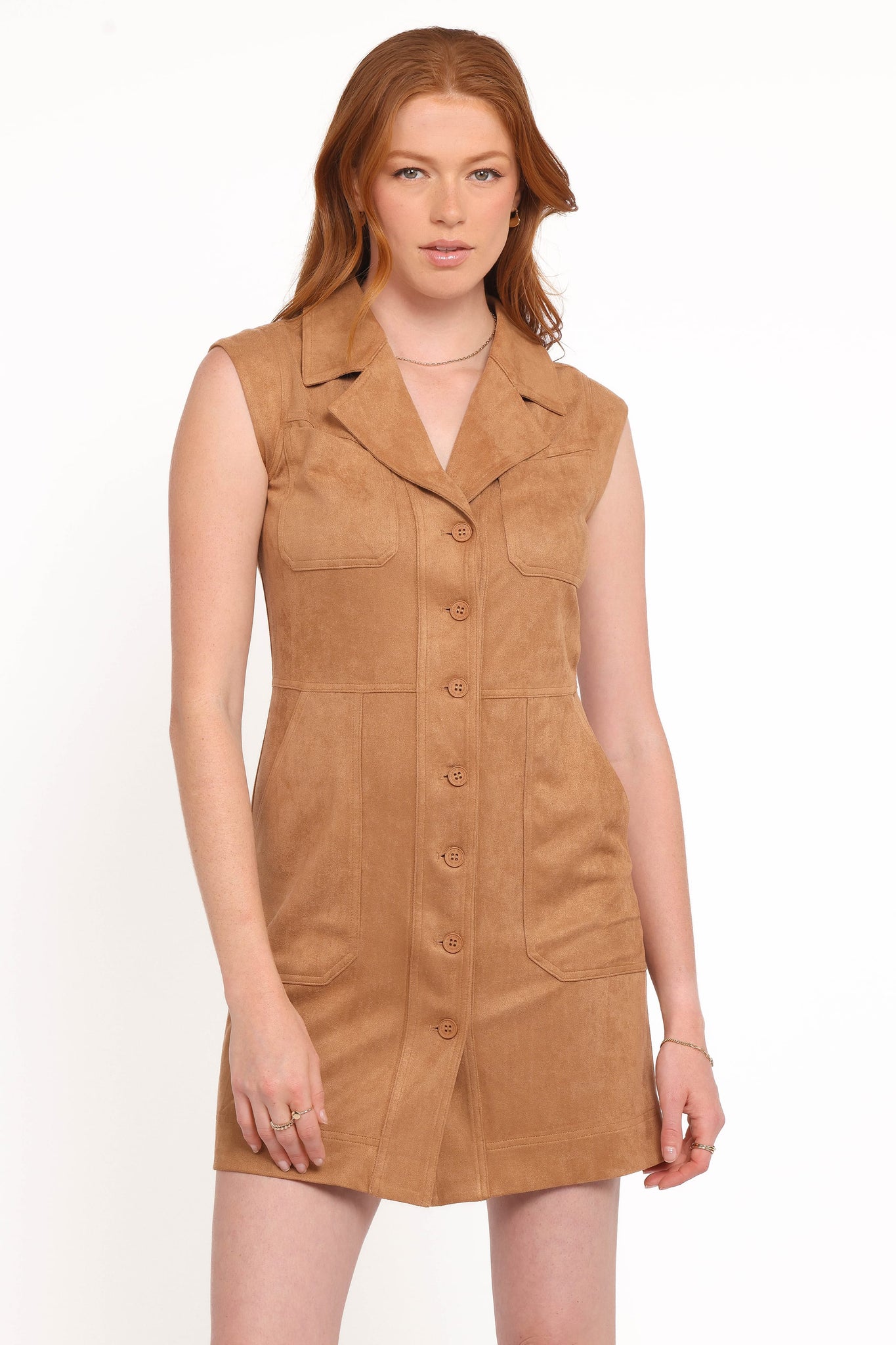 Xoey Suede Mini Dress