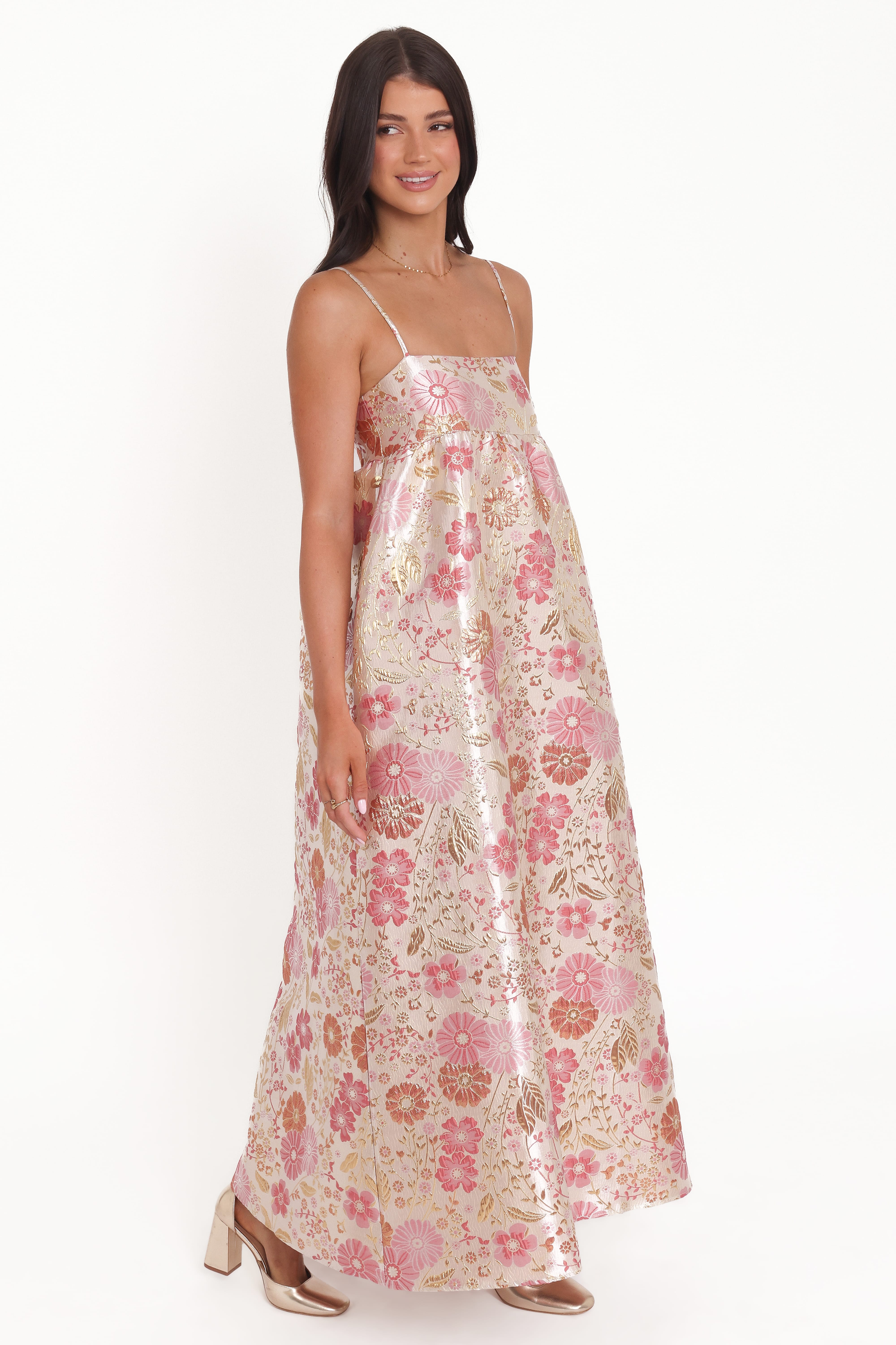 Yasmine Maxi Dress - Pink Floral | Petal & Pup USA