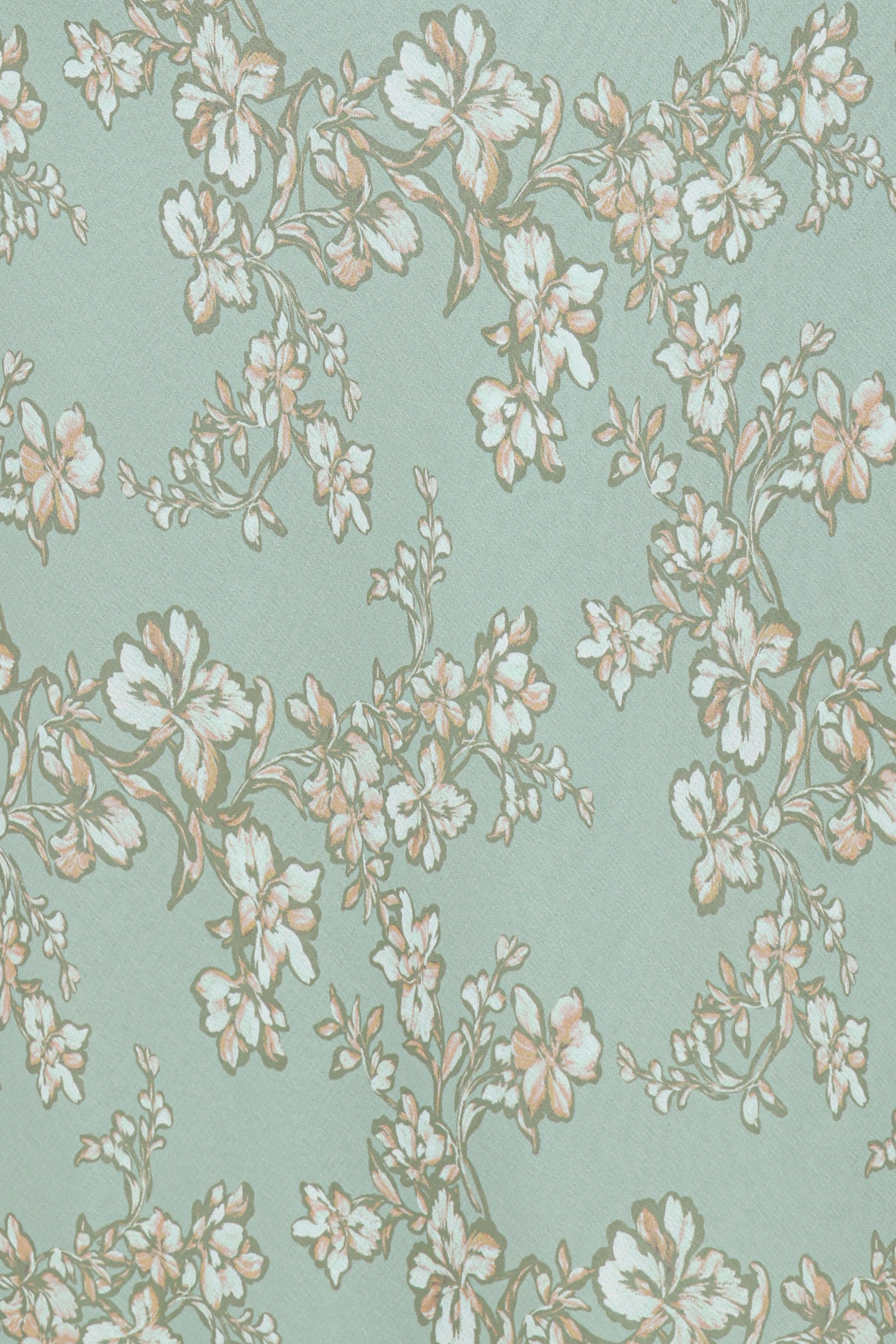 Petal and Pup USA DRESSES Yolanda Long Sleeve Maxi Dress - Sage Green Floral