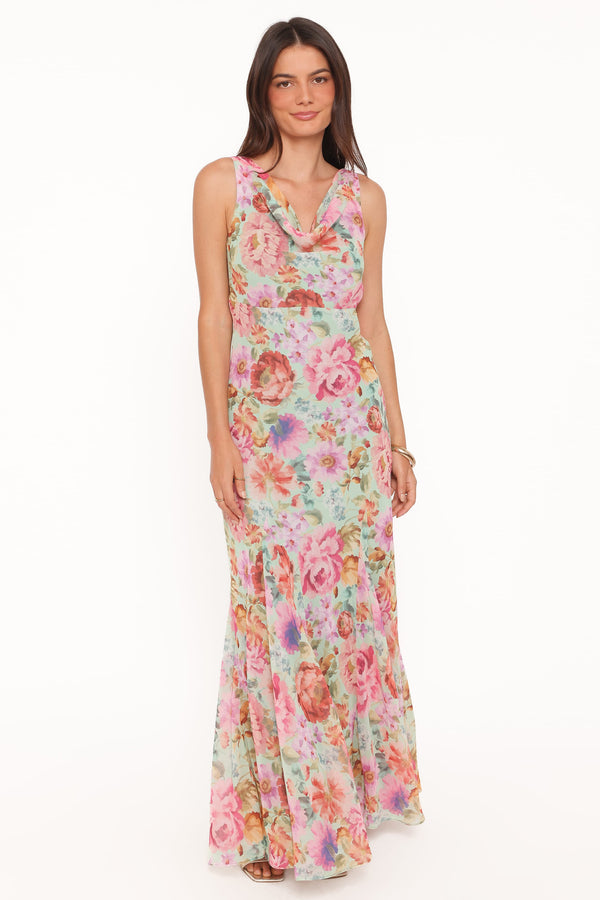 Petal and Pup USA DRESSES Yovana Maxi Dress - Opal Bloom