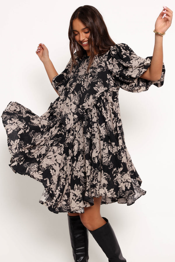 Petal and Pup USA DRESSES Zinta Mini Dress - Floral Print