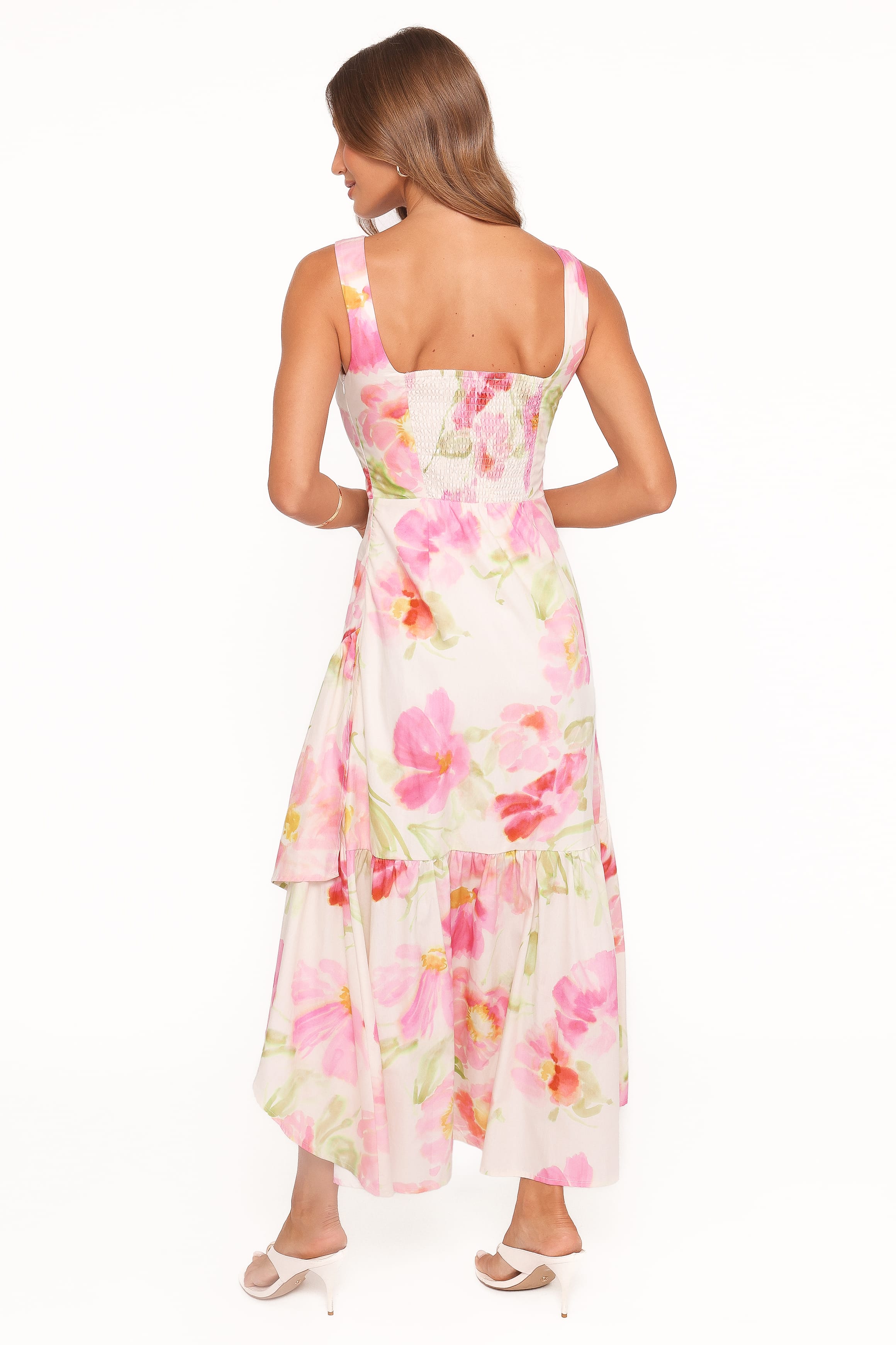 Petal and Pup USA DRESSES Zula Maxi Dress - Pink Garden Floral