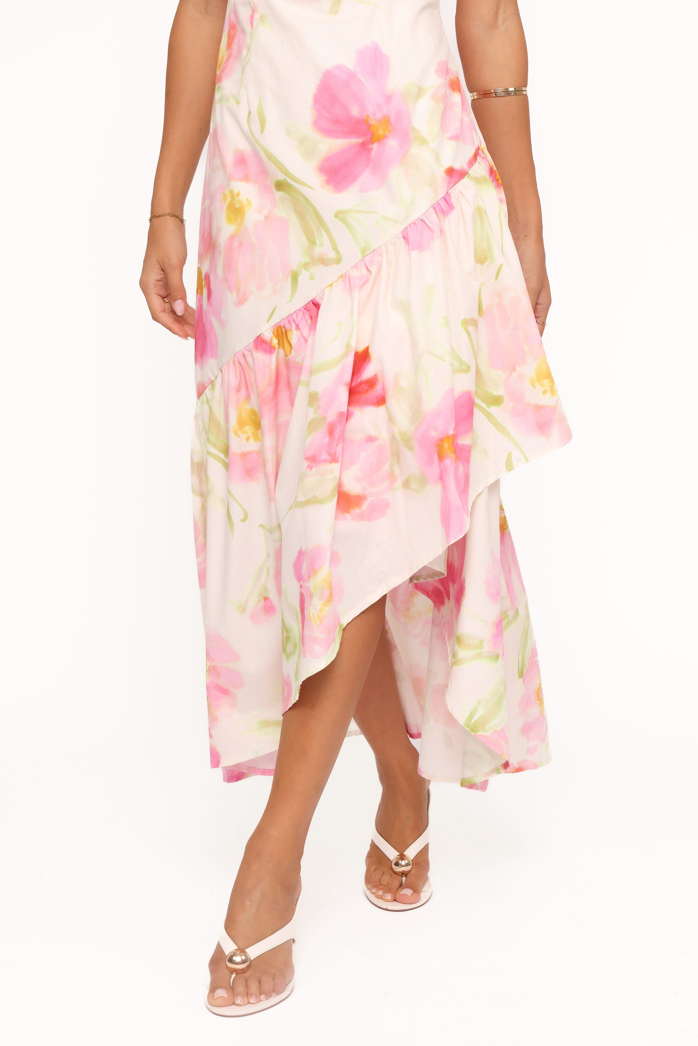 Petal and Pup USA DRESSES Zula Maxi Dress - Pink Garden Floral