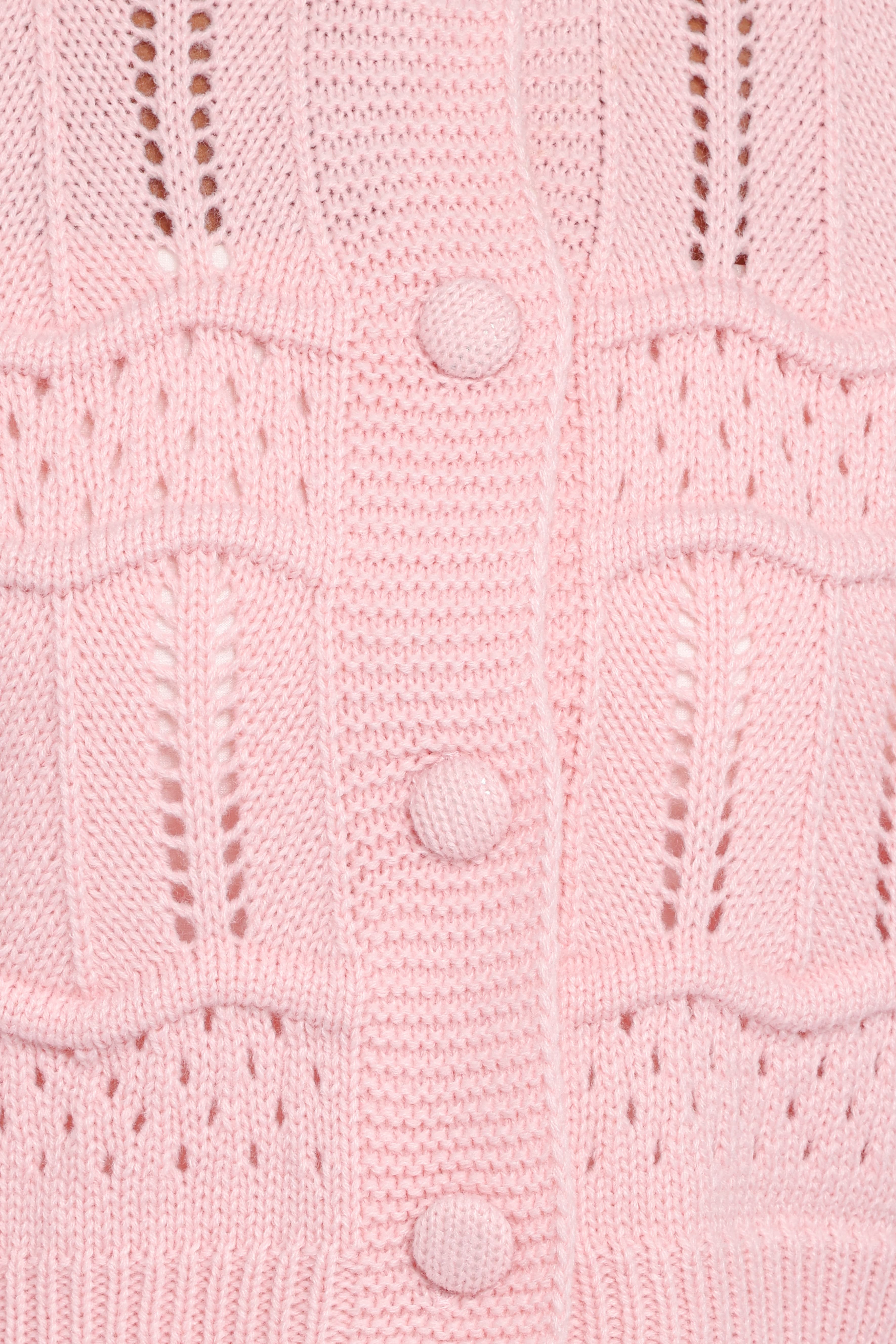 Aidy Crop Button Front Cardigan - Pink | Petal & Pup USA