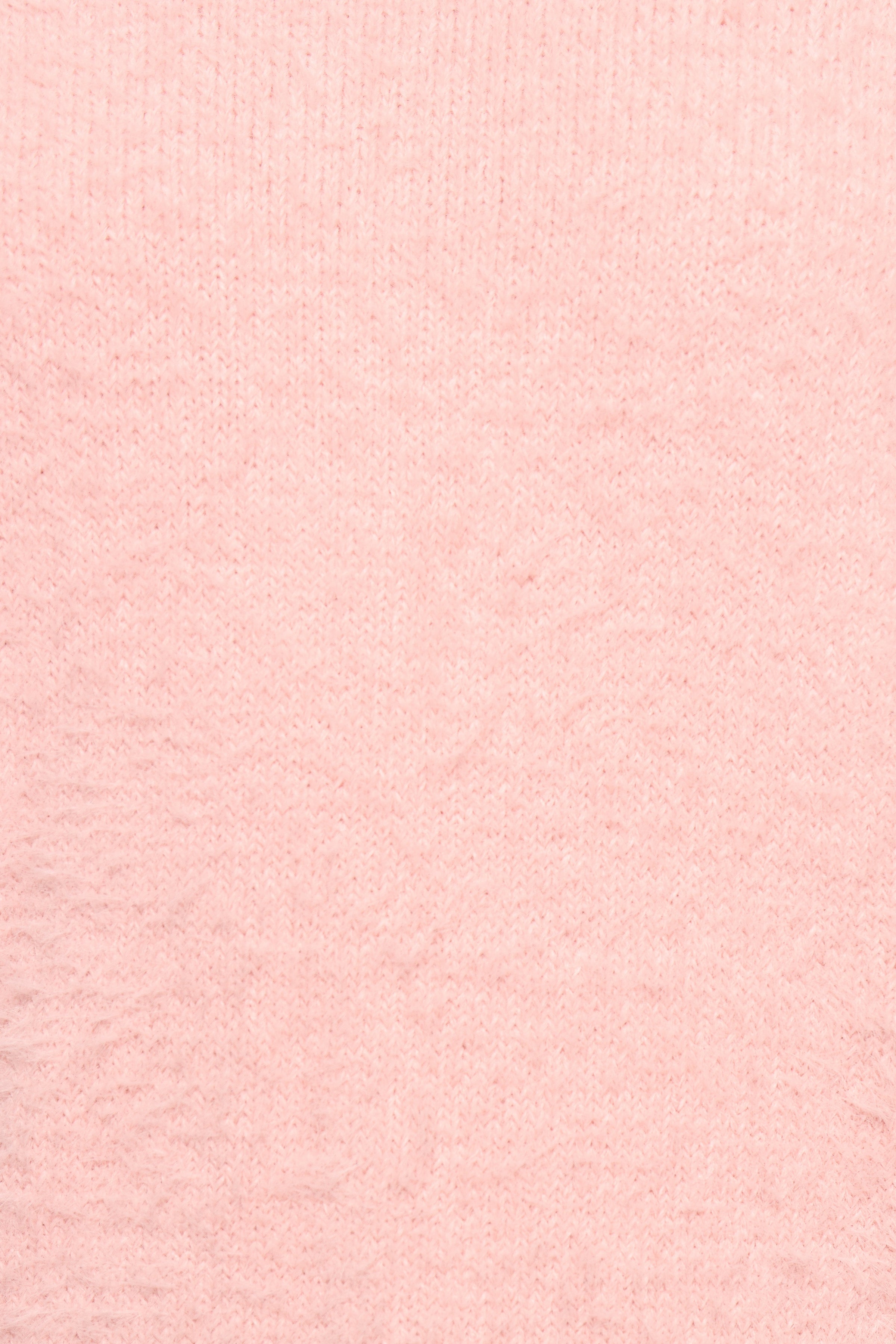 Petal and Pup USA KNITWEAR Aspra Fuzzy Crewneck Knit Sweater - Pink