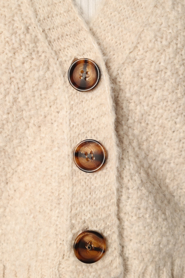 Petal and Pup USA KNITWEAR Blakey Cardigan - Cream