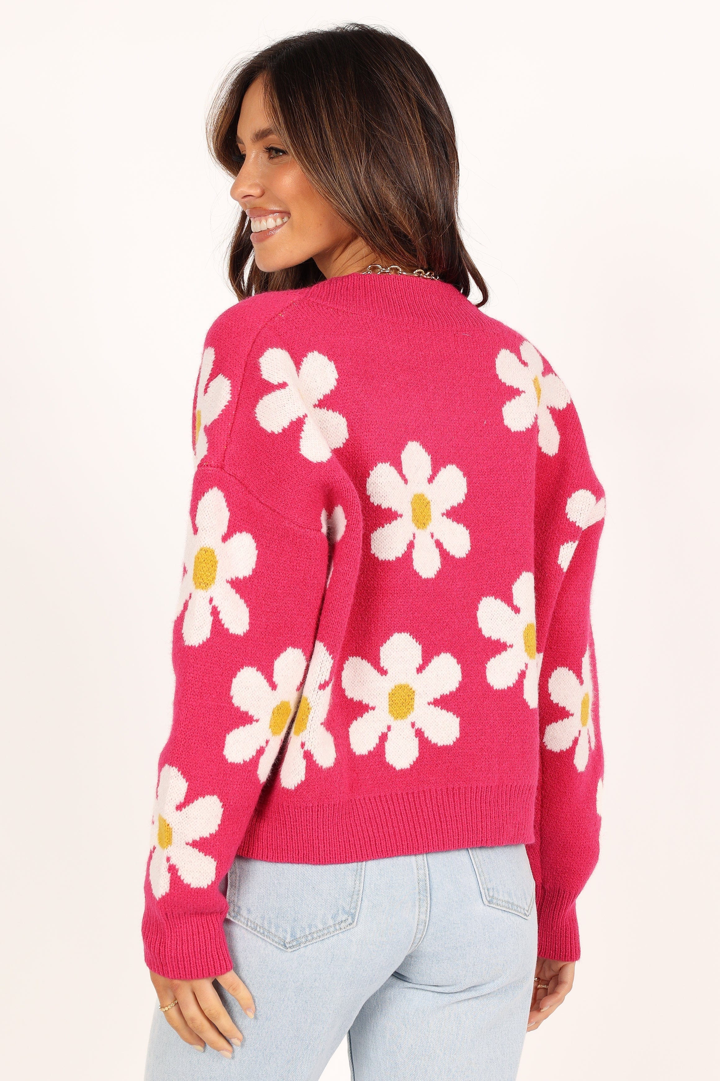 Petal and Pup USA KNITWEAR Daisy Cardigan - Orchid