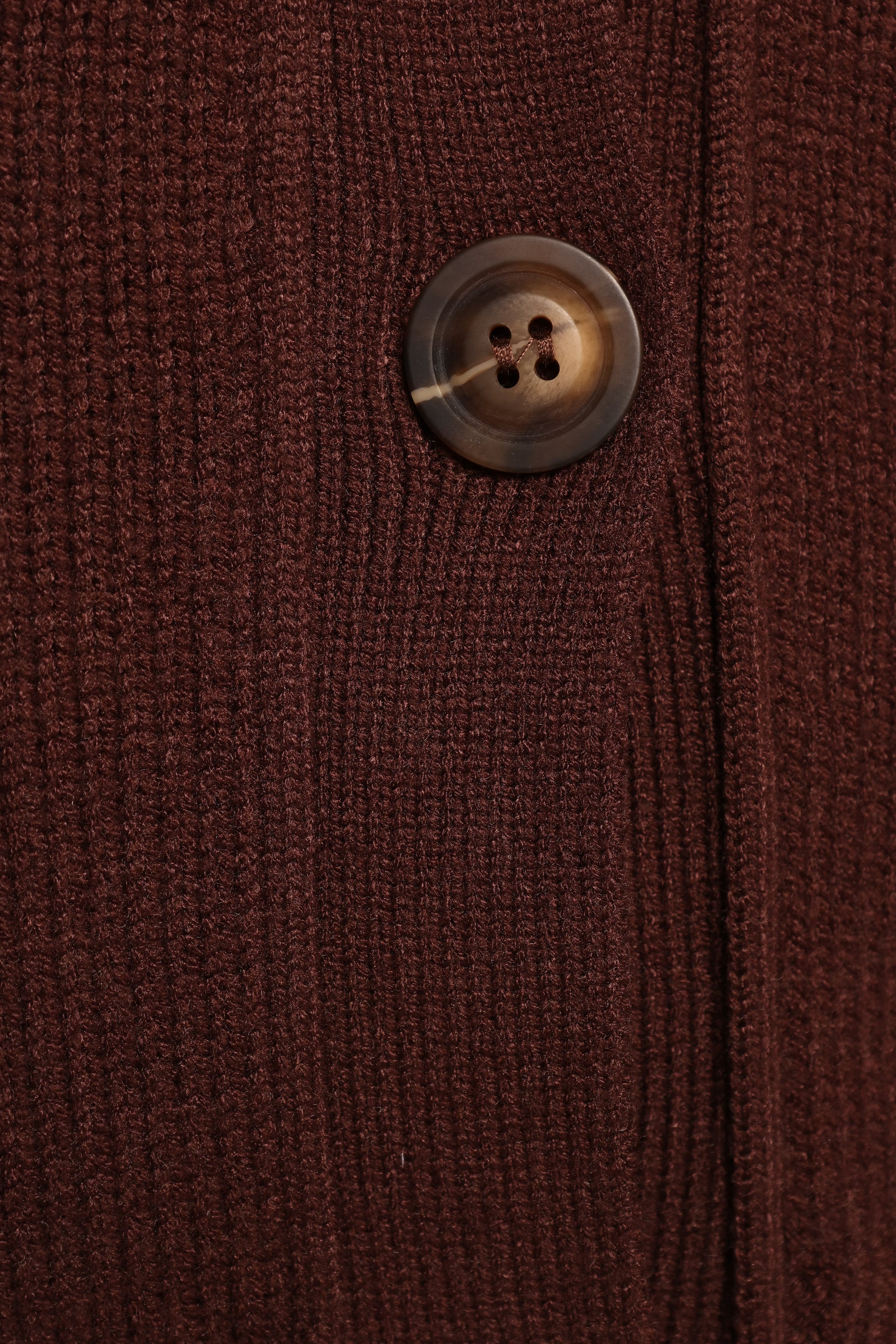 Petal and Pup USA KNITWEAR Eden Button Front Cardigan - Brown