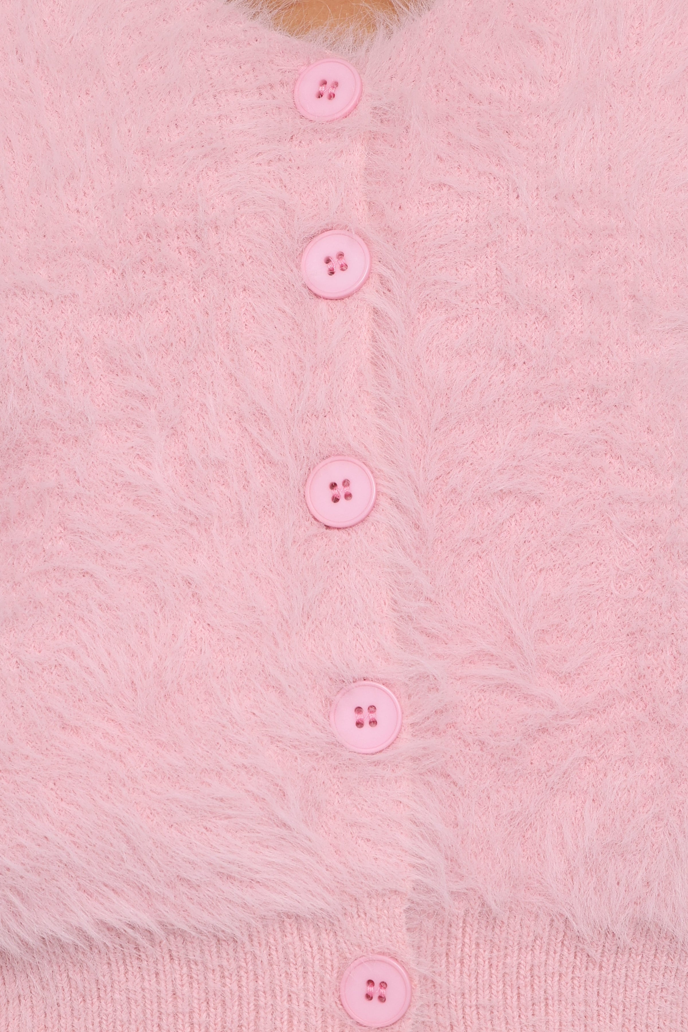 Petal and Pup USA KNITWEAR Evelin Cropped Cardigan - Pink