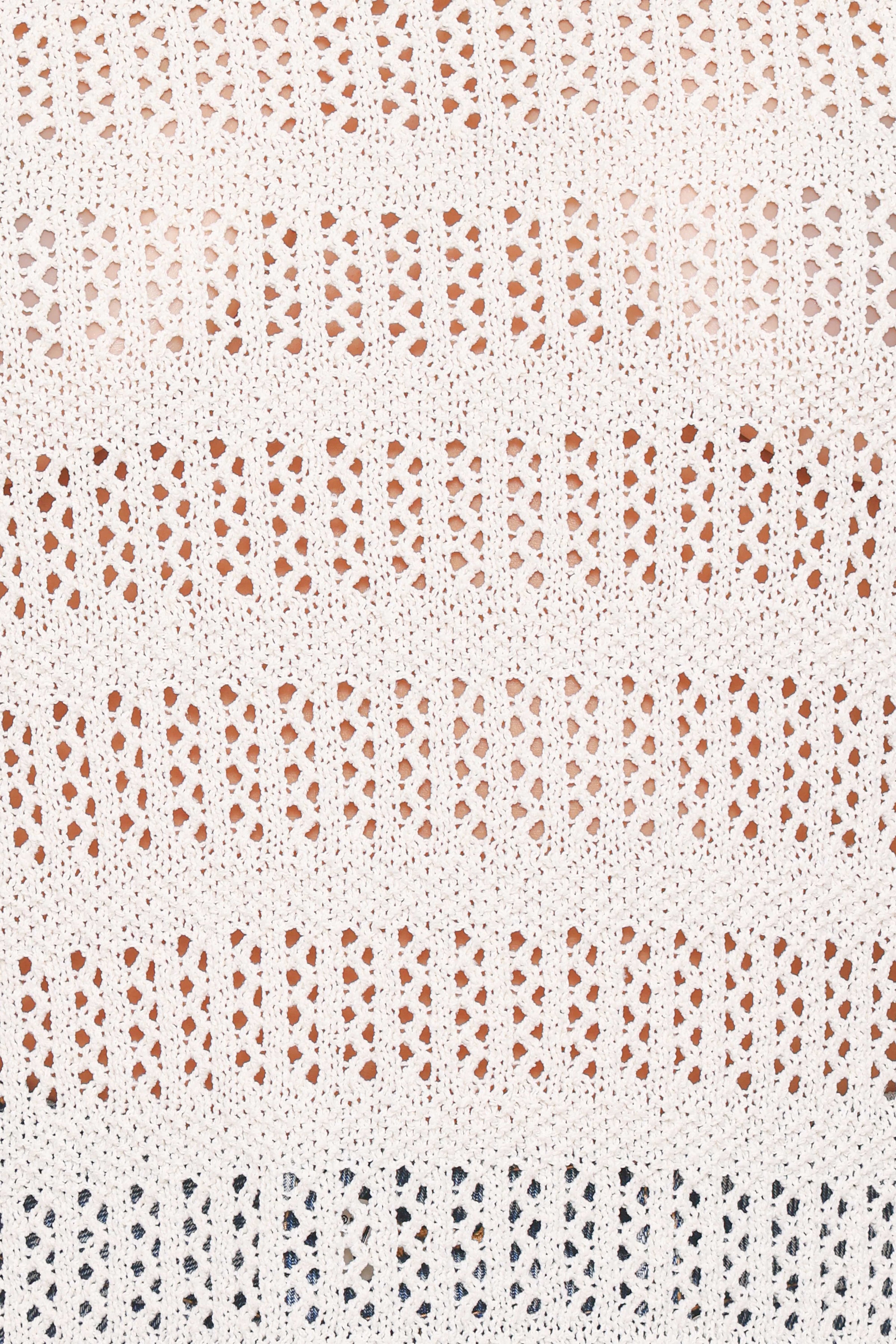 Petal and Pup USA KNITWEAR Flavia Open Stitch Sweater - Cream