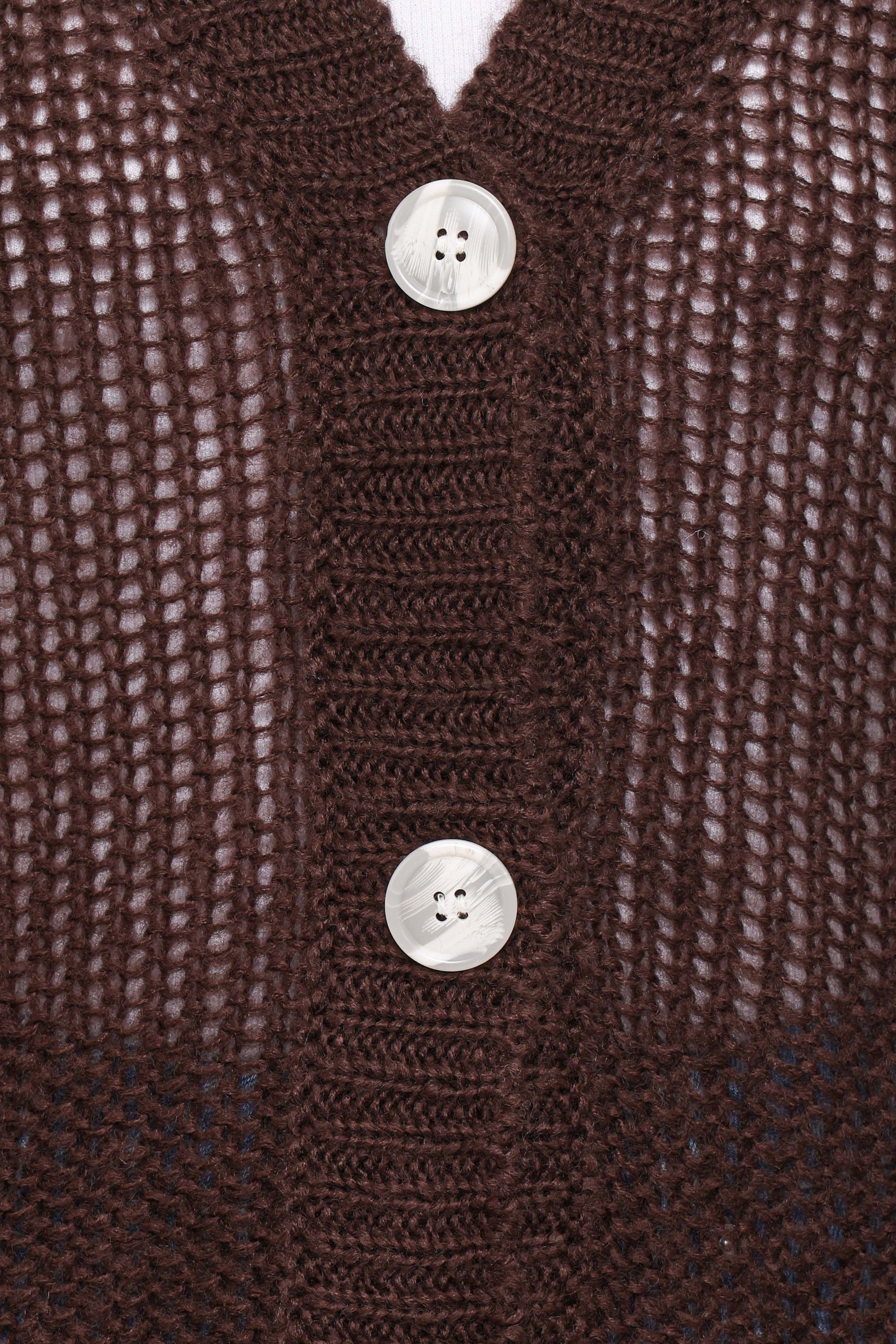 Petal and Pup USA KNITWEAR Gardner Cardigan - Coffee