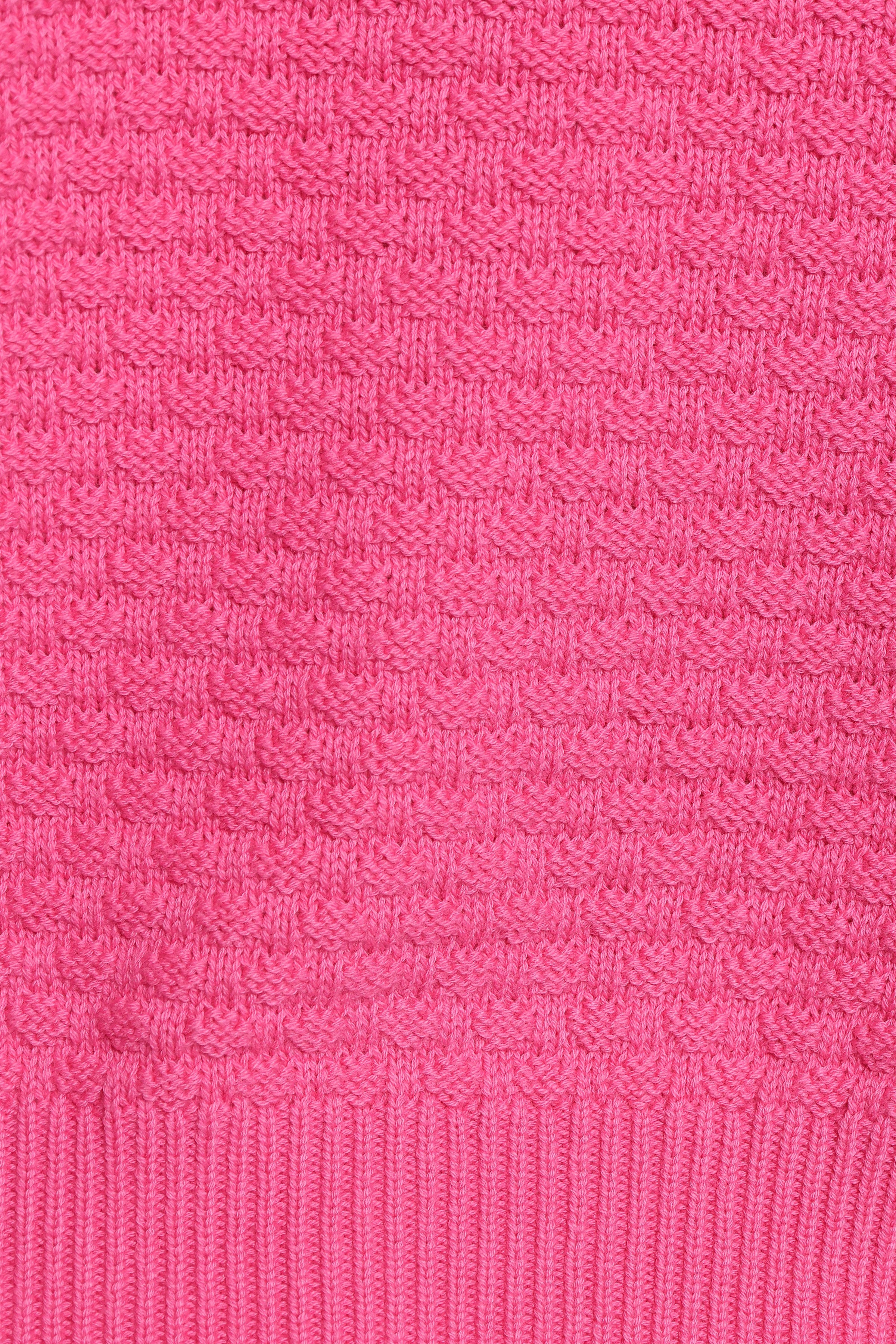 Petal and Pup USA KNITWEAR Greer Quarter Sleeve Cardigan - Hot Pink