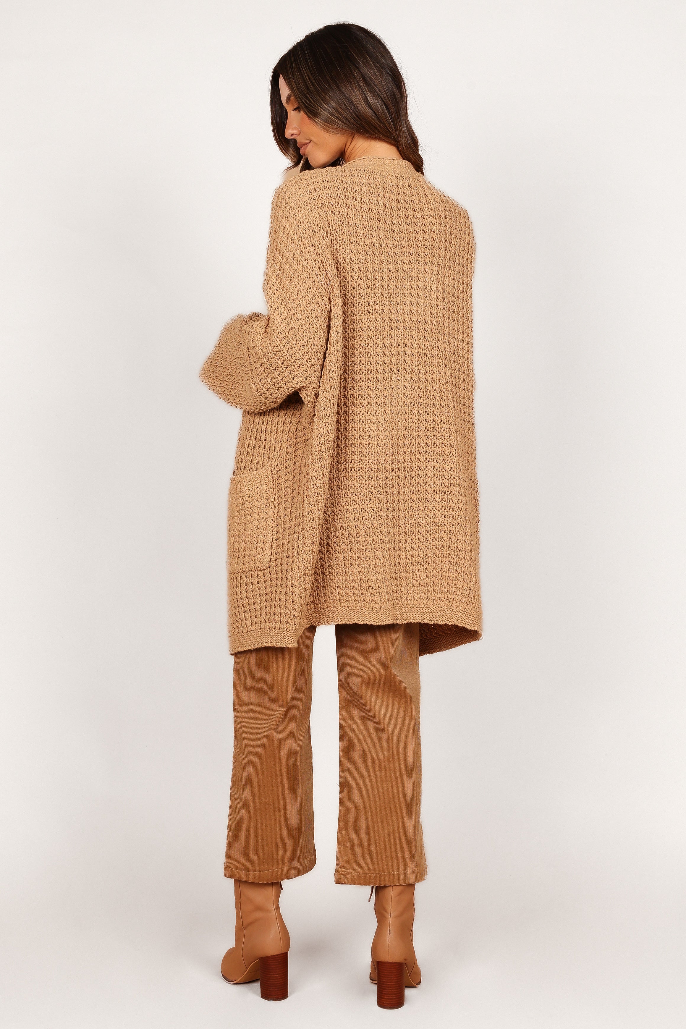 Petal and Pup USA KNITWEAR Leyonie Cardigan - Tan
