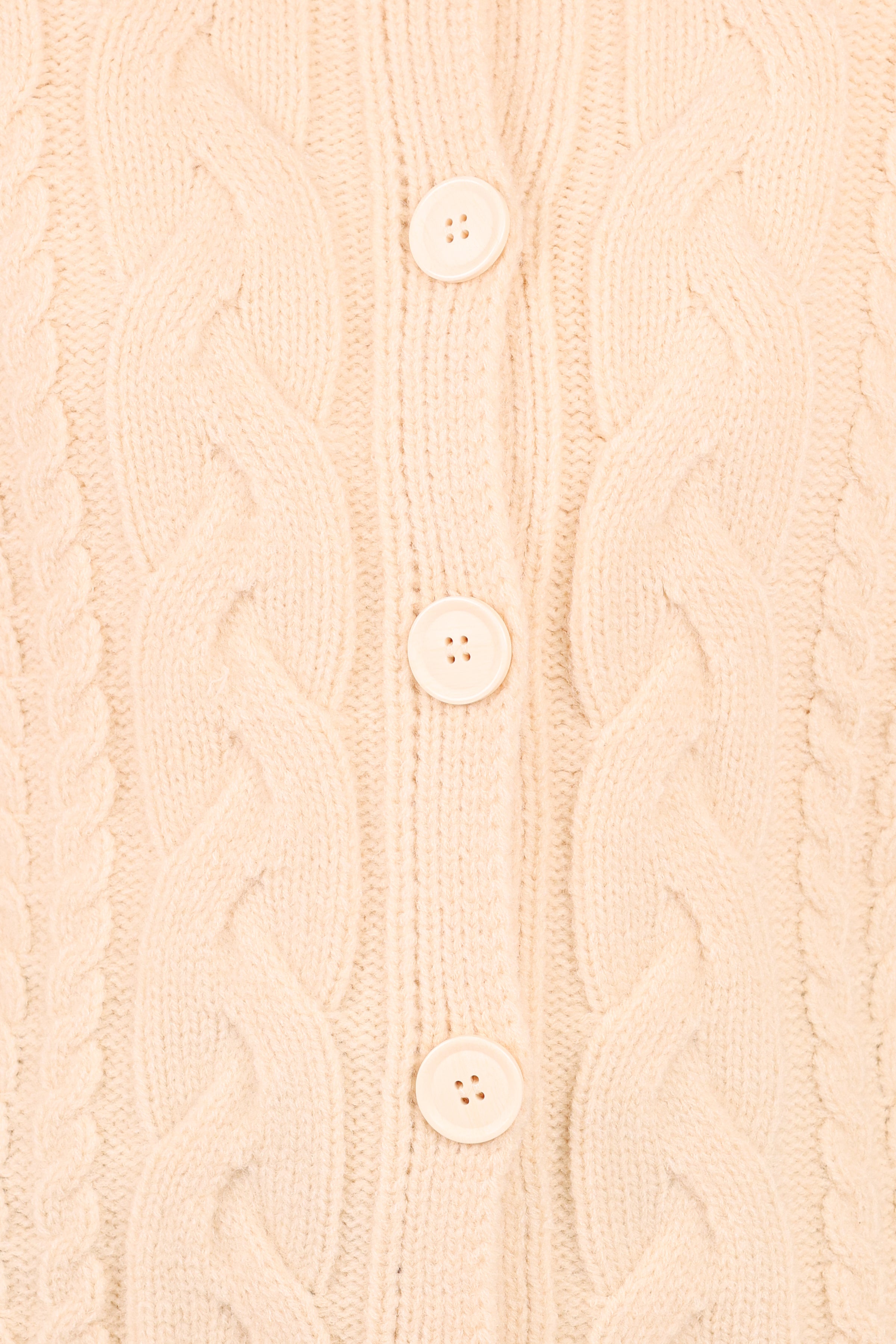 Petal and Pup USA KNITWEAR Nika Cable Knit Cardigan - Taupe