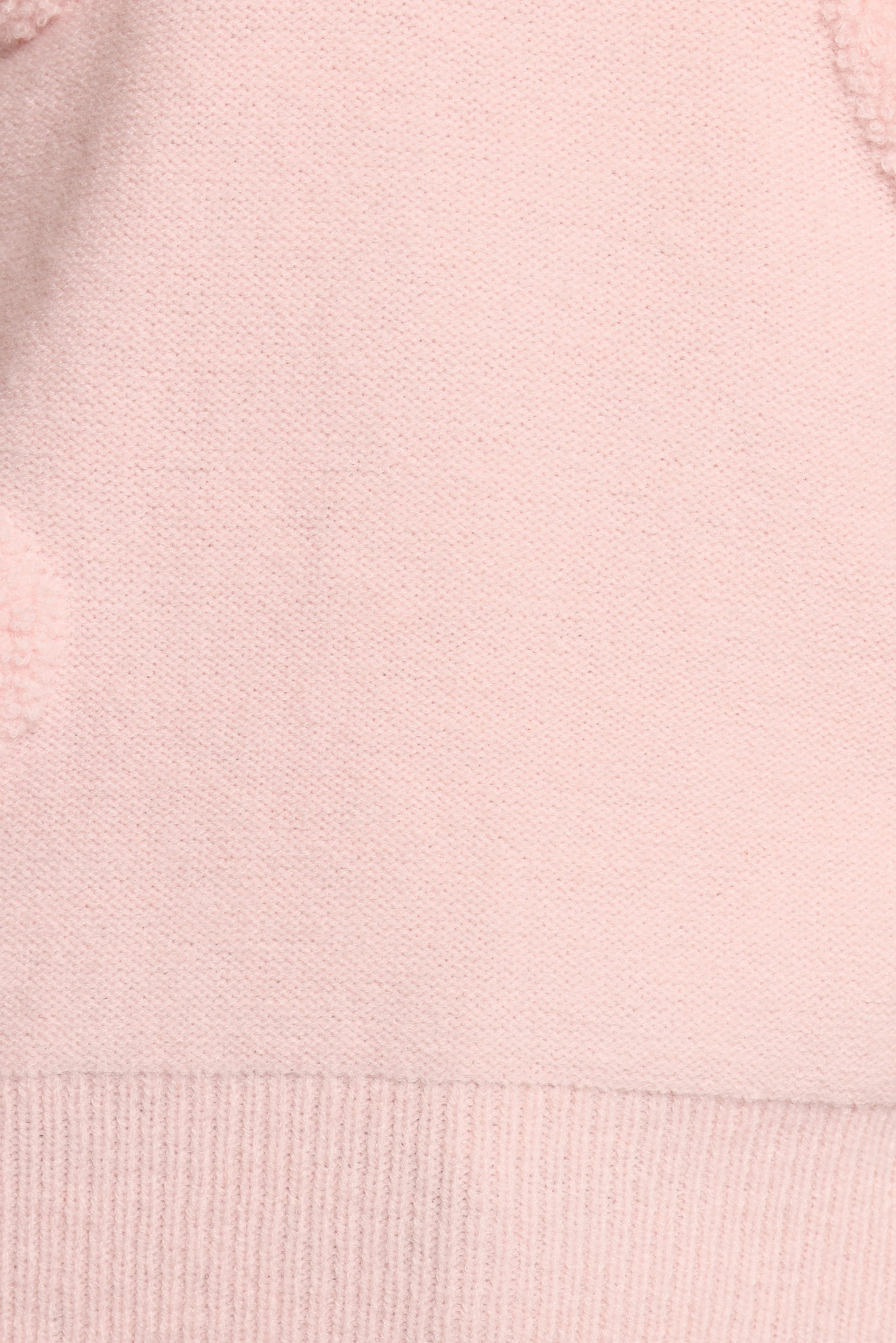 Petal and Pup USA KNITWEAR Orlenda Heart Knit Sweater - Pale Pink