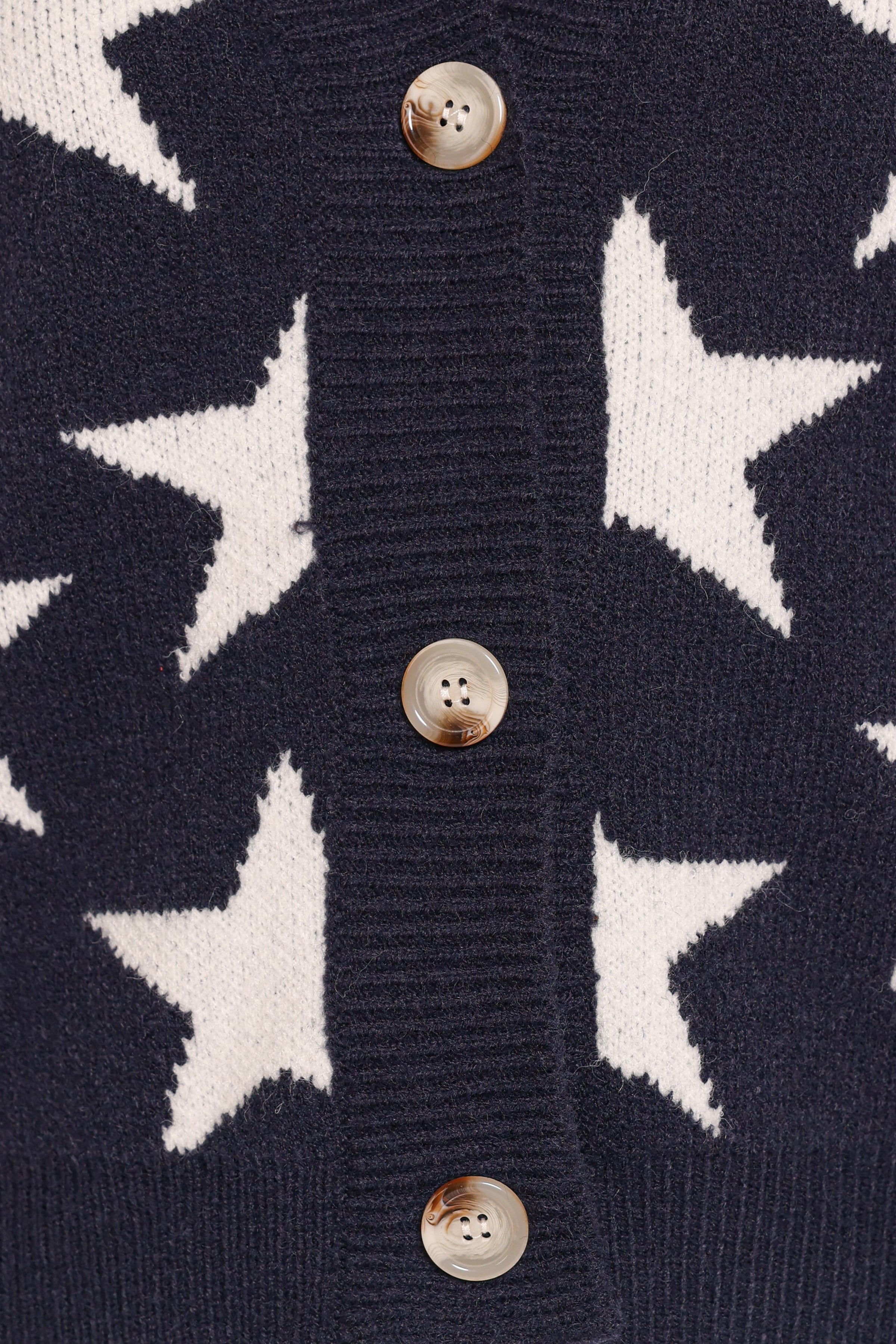Petal and Pup USA KNITWEAR Sailor Star Knit Cardigan - Navy (Hold for Amazon)