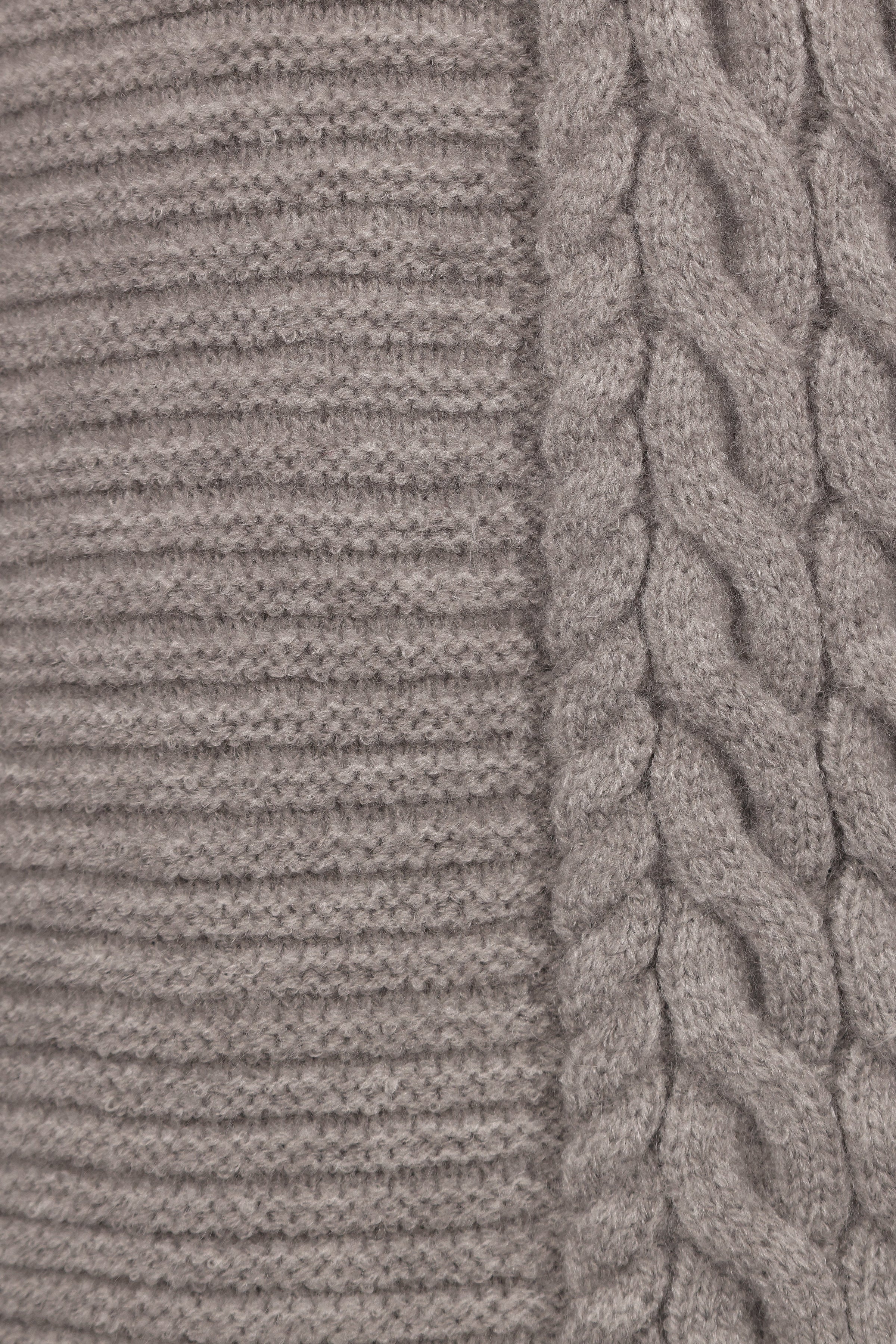 Petal and Pup USA KNITWEAR Soma Oversized Open Front Cardigan - Grey