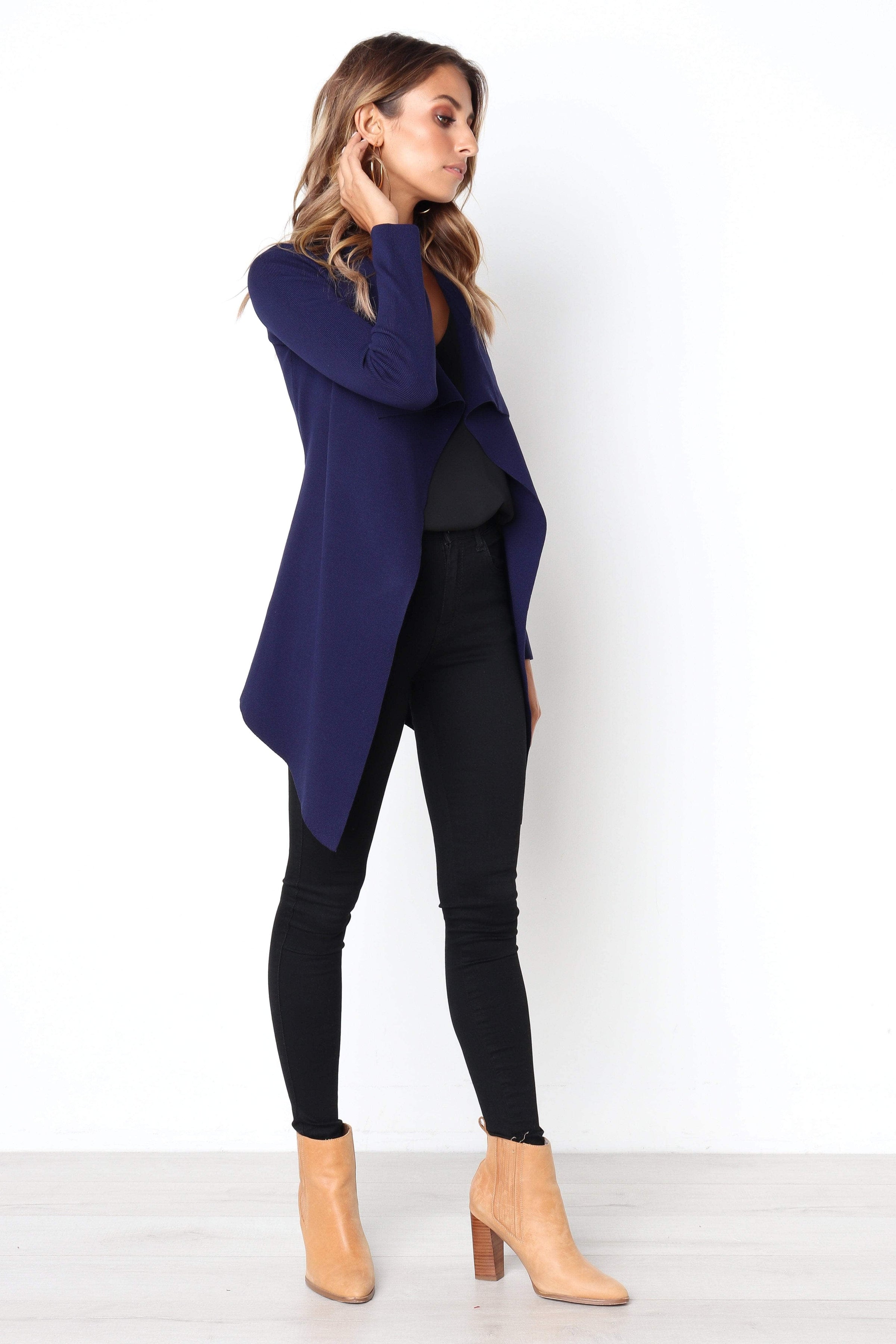 Petal and Pup USA KNITWEAR Zimmer Cardigan - Navy