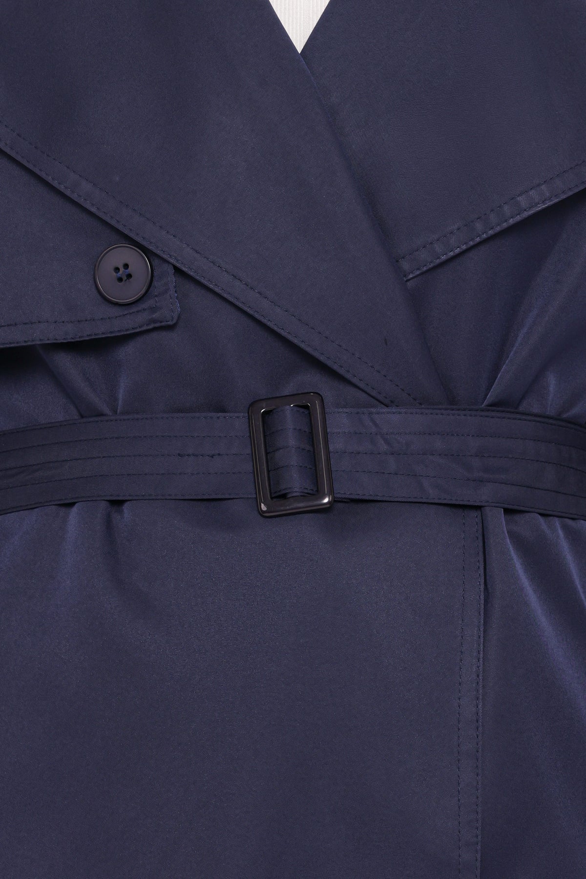 Petal and Pup USA OUTERWEAR Billy Button Front Trench Coat - Navy