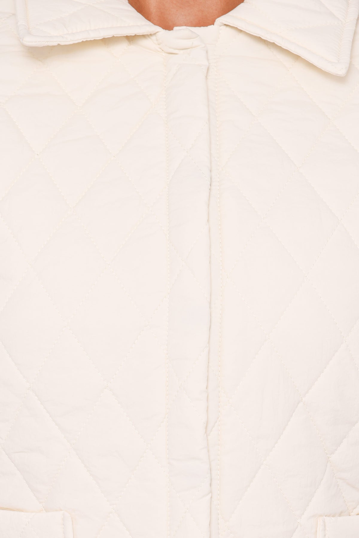 Petal and Pup USA OUTERWEAR Caitlin Quilted Jacket - Cream