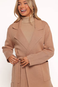 Petal and Pup USA OUTERWEAR Corio Coatigan - Tan
