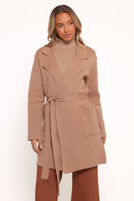 Petal and Pup USA OUTERWEAR Corio Coatigan - Tan