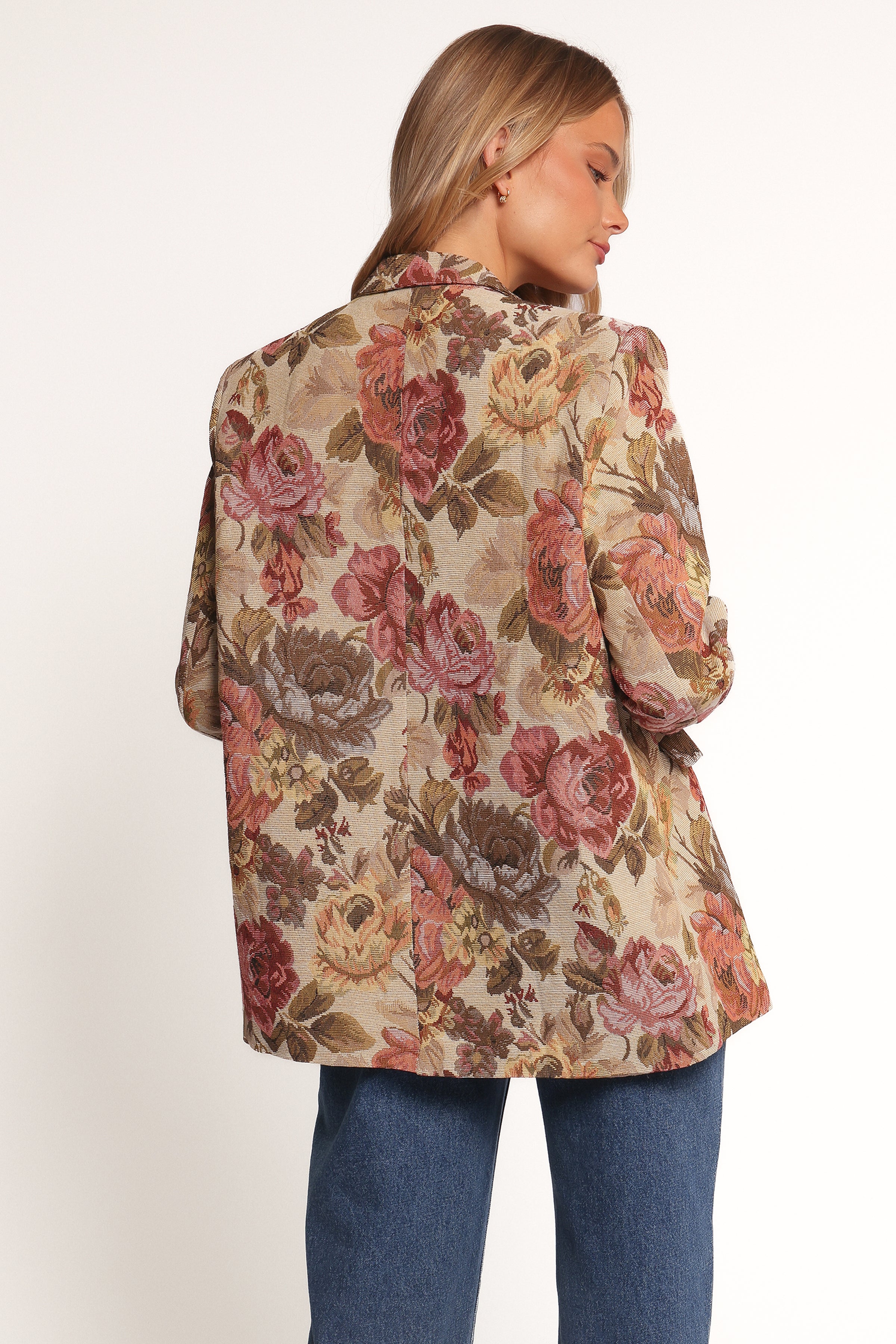 Petal and Pup USA OUTERWEAR Dawn Oversized Blazer - Floral