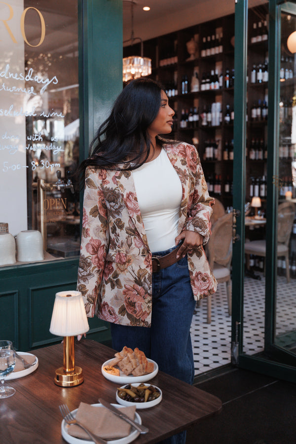 Petal and Pup USA OUTERWEAR Dawn Oversized Blazer - Floral