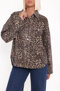 Petal and Pup USA OUTERWEAR Elias Shacket - Leopard