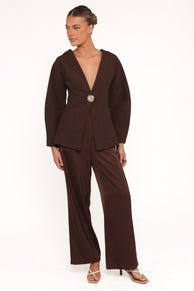 Petal and Pup USA OUTERWEAR Elke Jacket - Brown