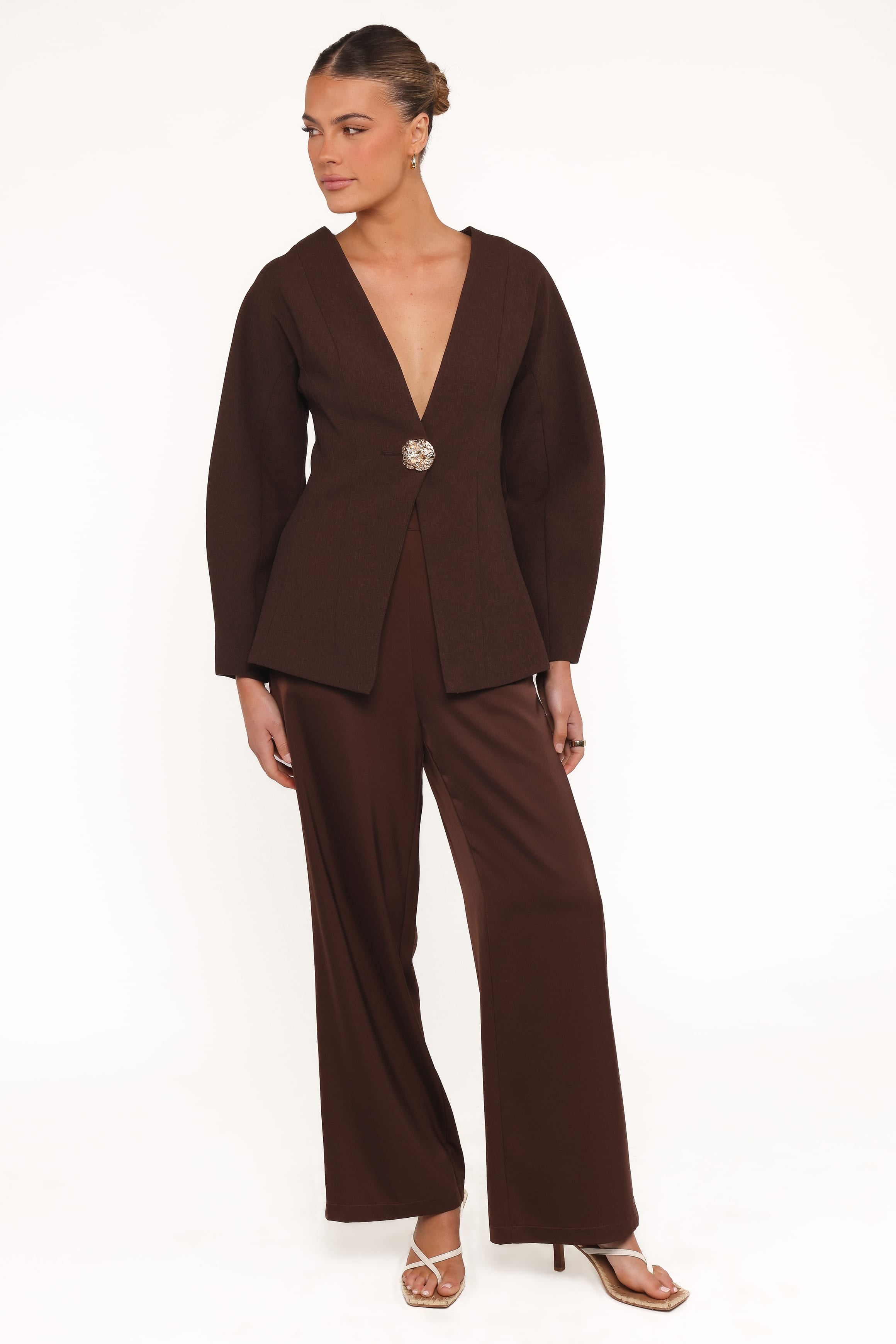 Petal and Pup USA OUTERWEAR Elke Jacket - Brown